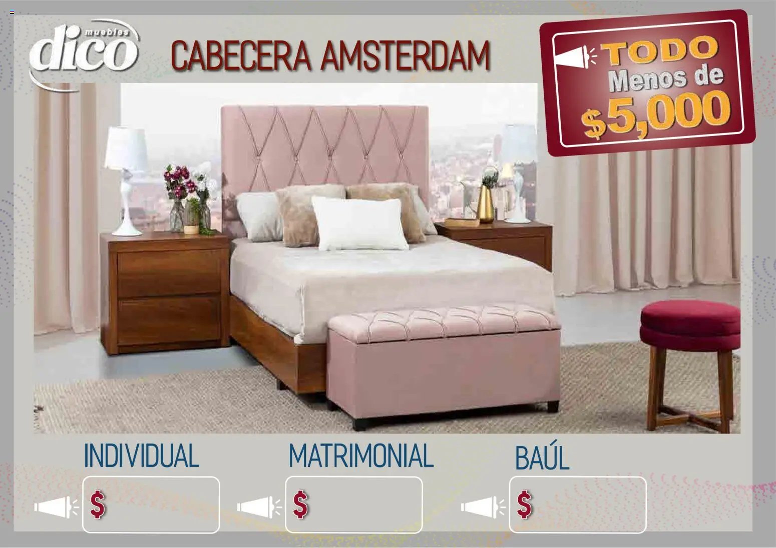 Muebles Dico catálogo Todo menos de 5000 Pacifico