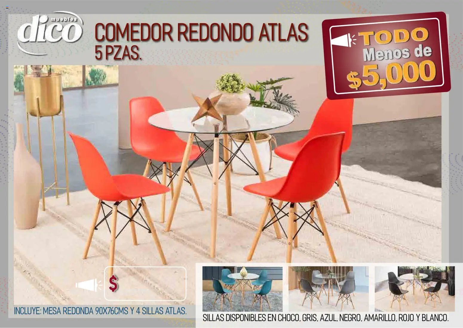 Muebles Dico catálogo Todo menos de 5000 Pacifico