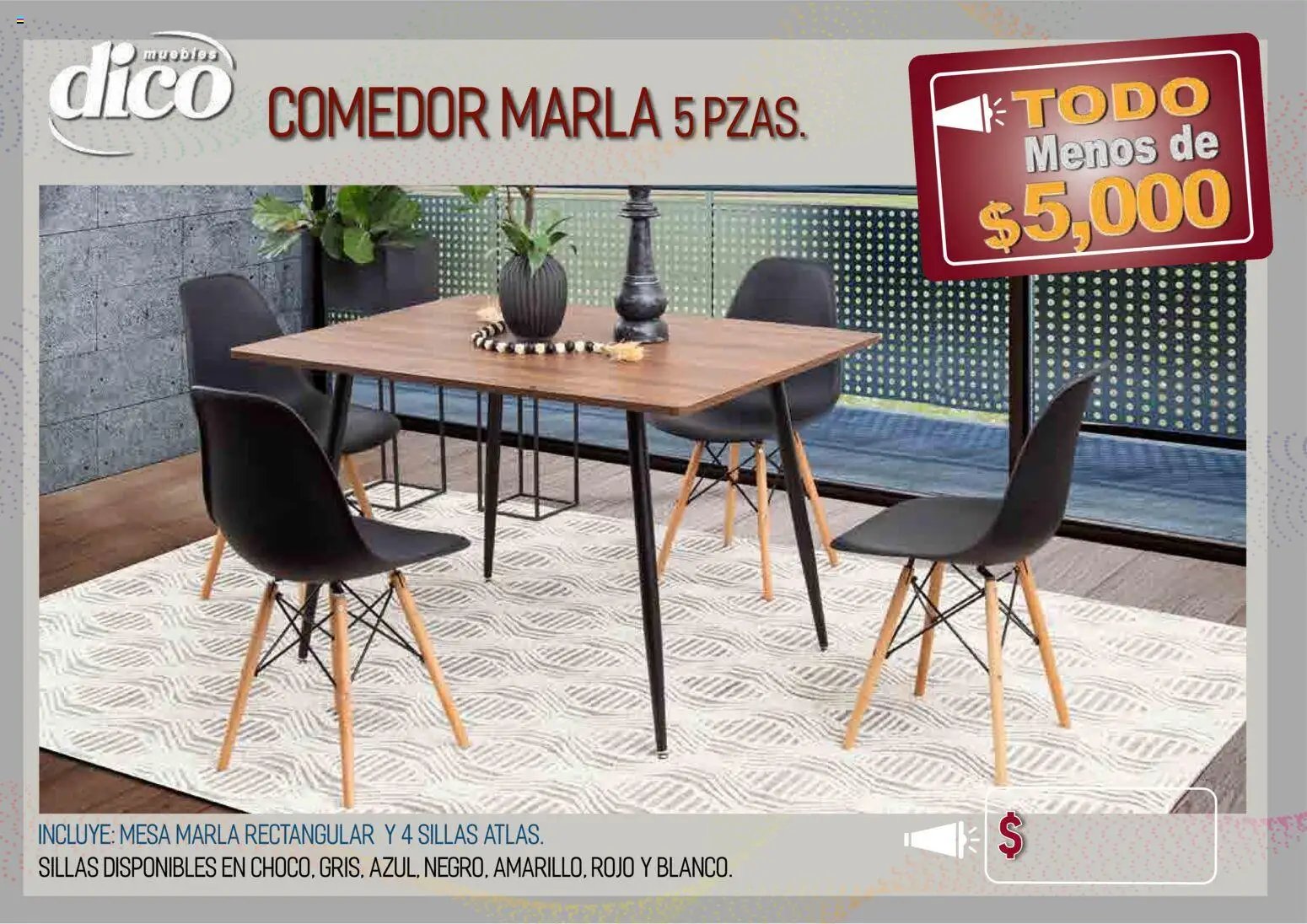 Muebles Dico catálogo Todo menos de 5000 Pacifico