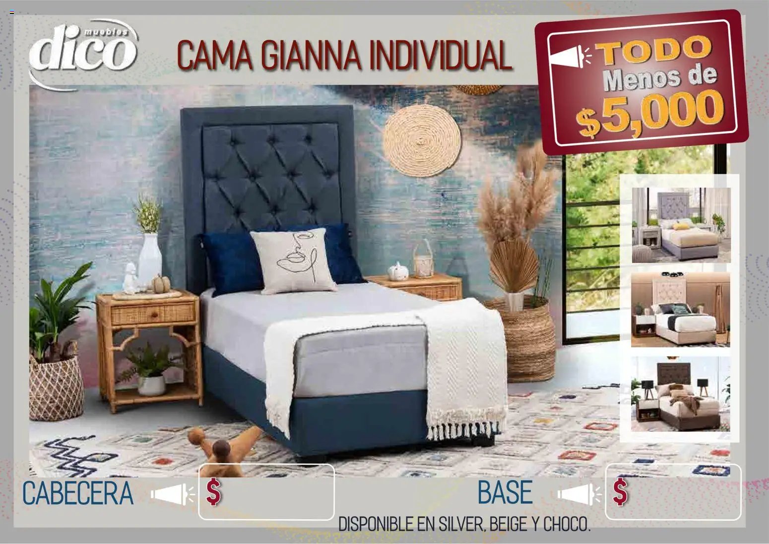 Muebles Dico catálogo Todo menos de 5000 Pacifico