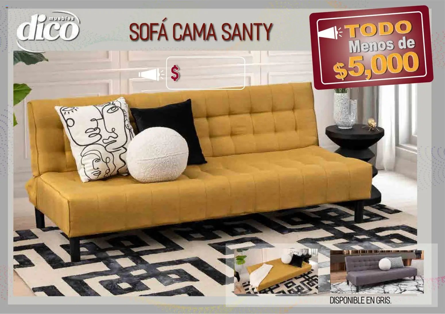 Muebles Dico catálogo Todo menos de 5000 Pacifico