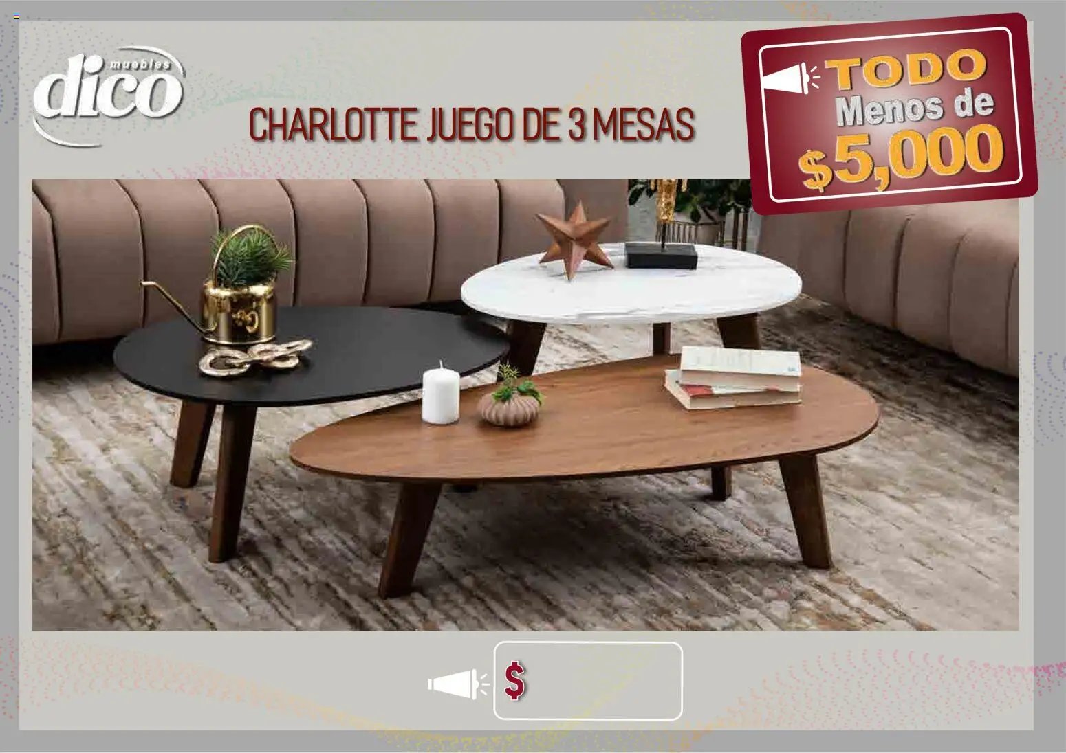 Muebles Dico catálogo Todo menos de 5000 Pacifico