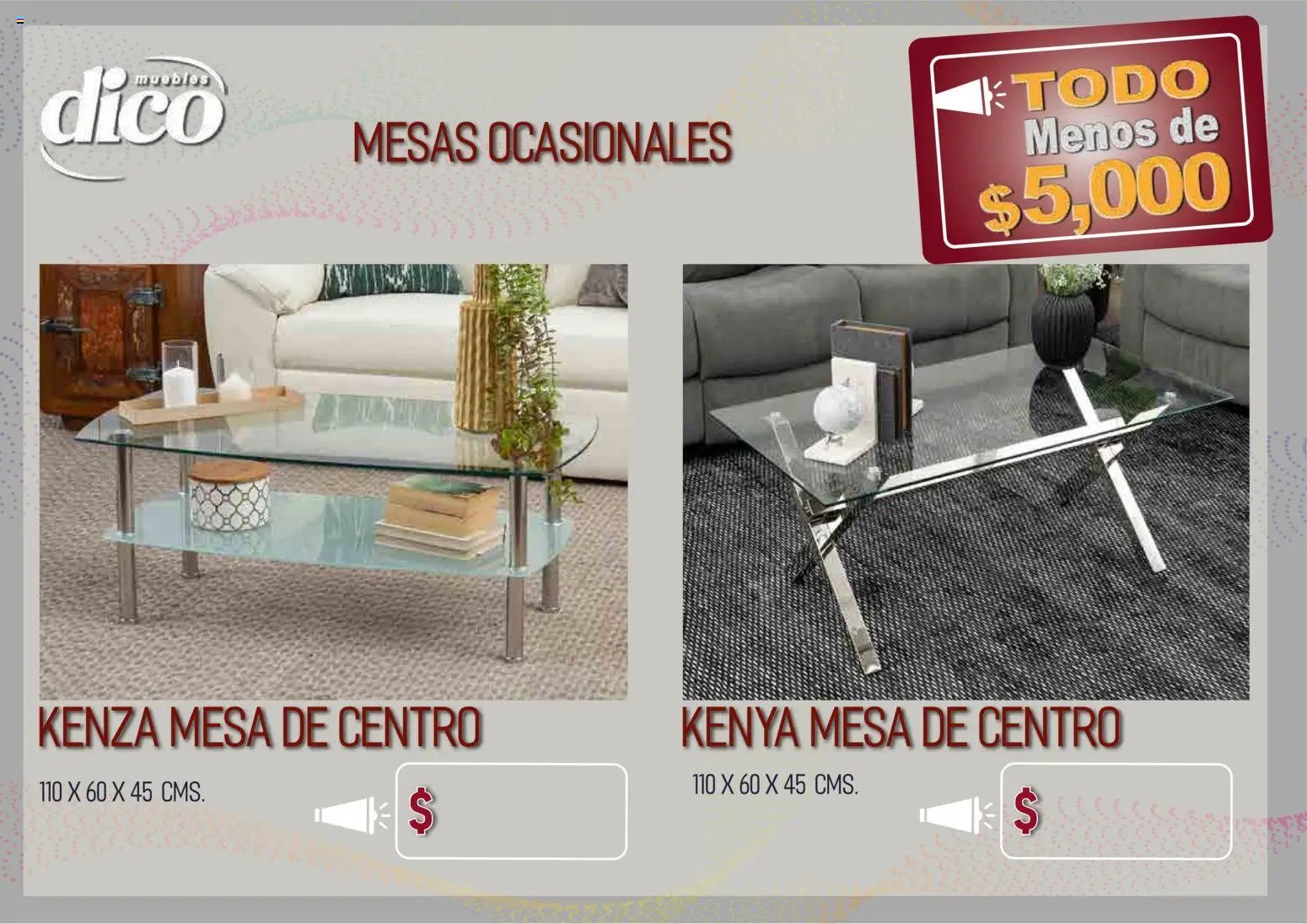 Muebles Dico catálogo Todo menos de 5000 Pacifico