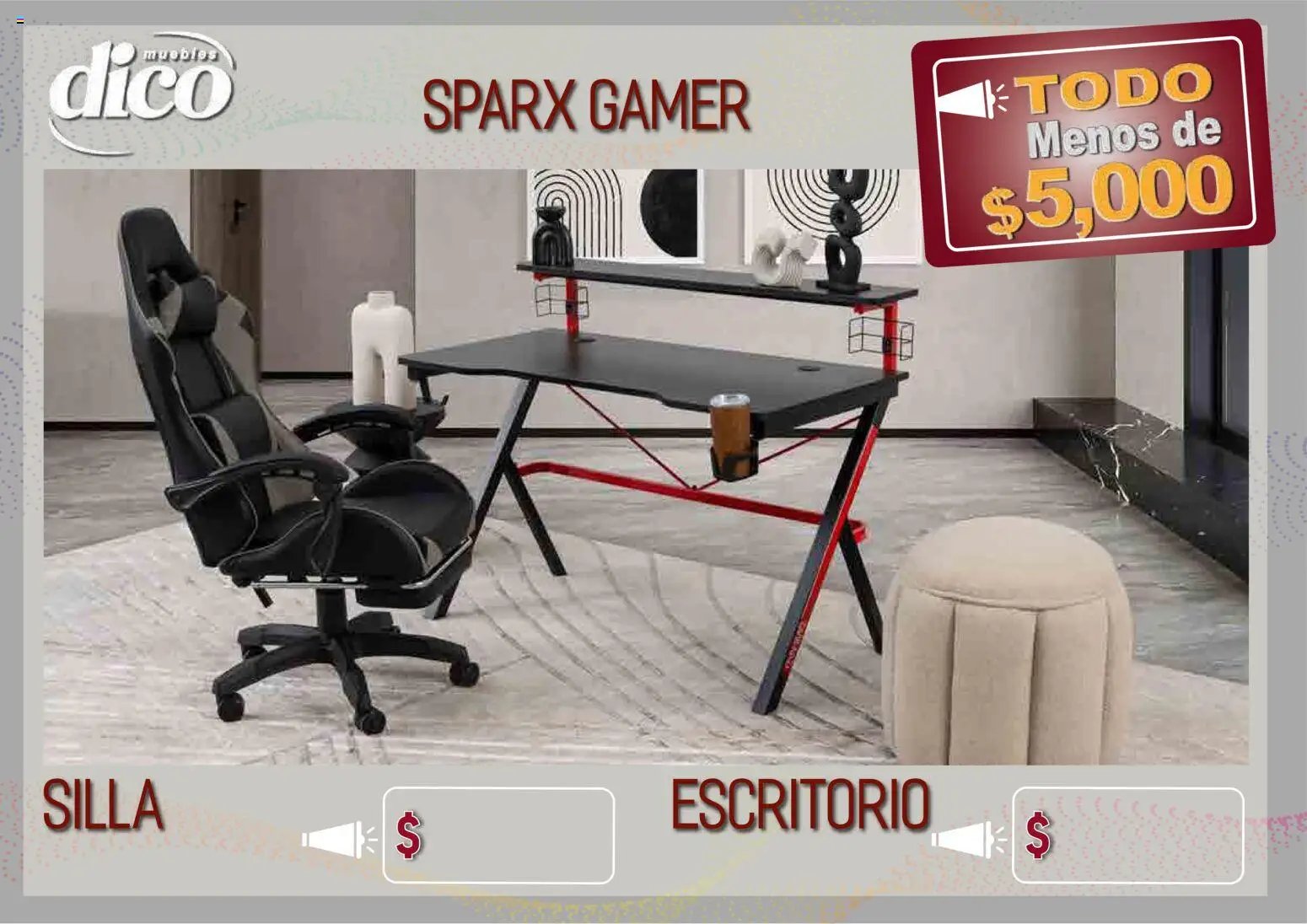 Muebles Dico catálogo Todo menos de 5000 Pacifico