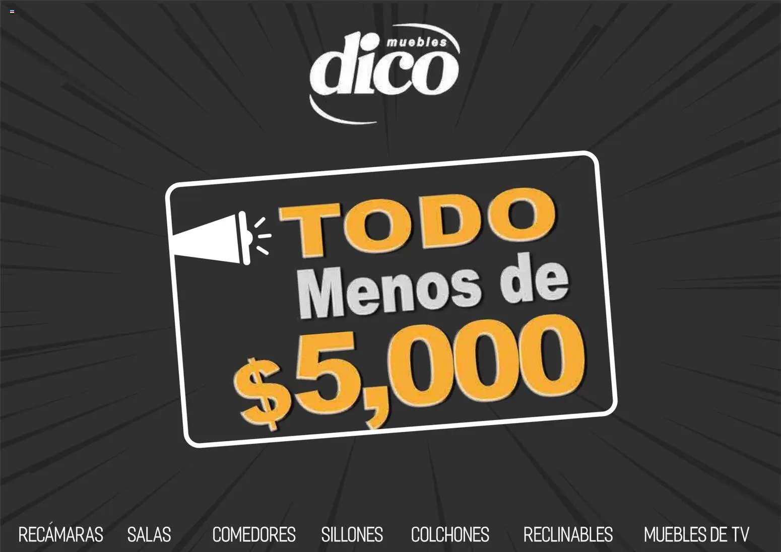 Muebles Dico catálogo Todo menos de 5000 Pacifico