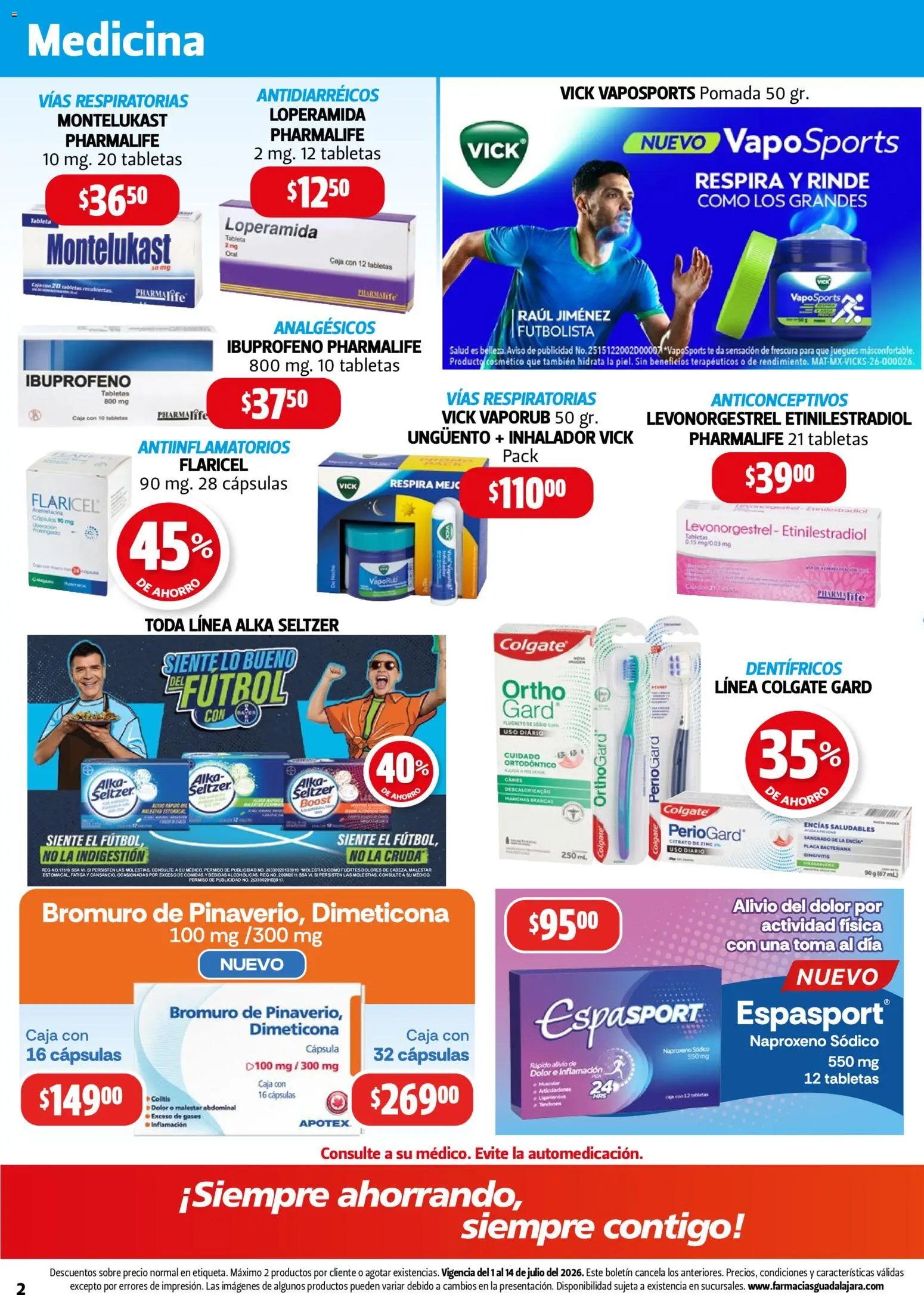 Farmacia Guadalajara catálogo