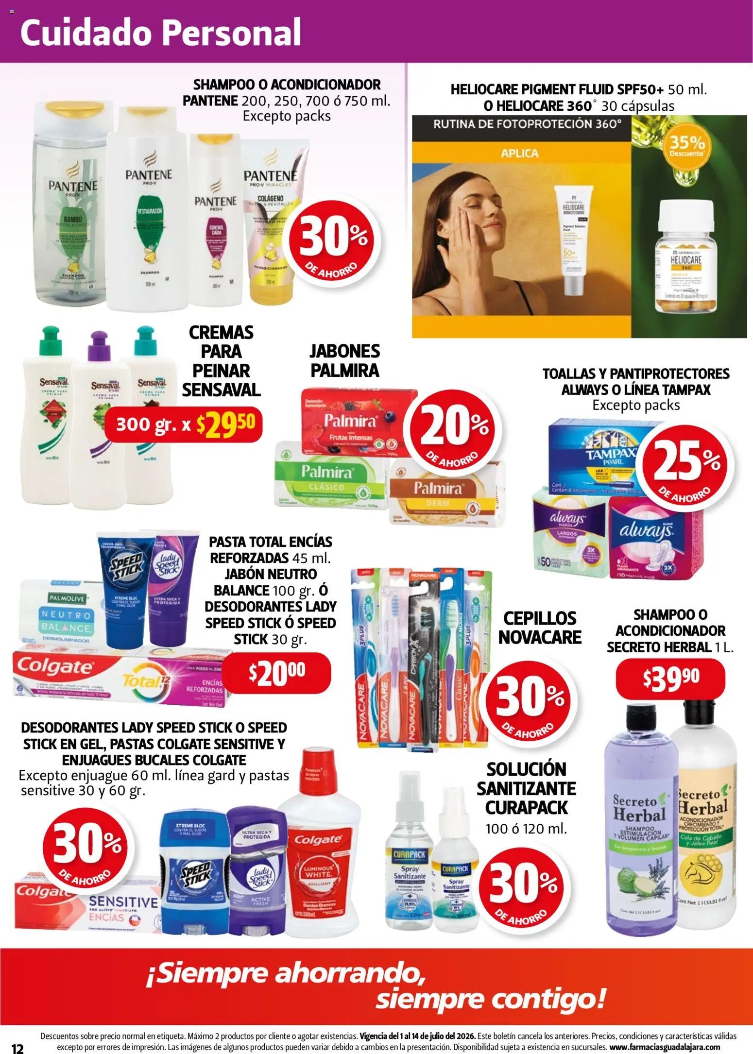 Farmacia Guadalajara catálogo