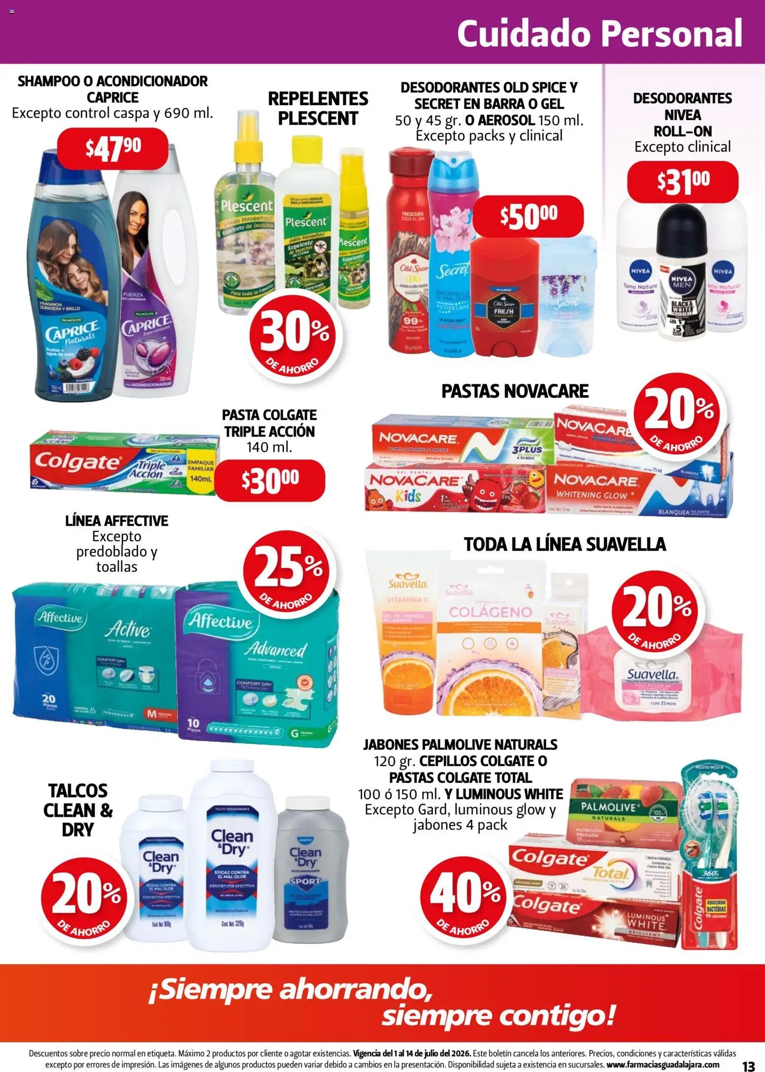 Farmacia Guadalajara catálogo
