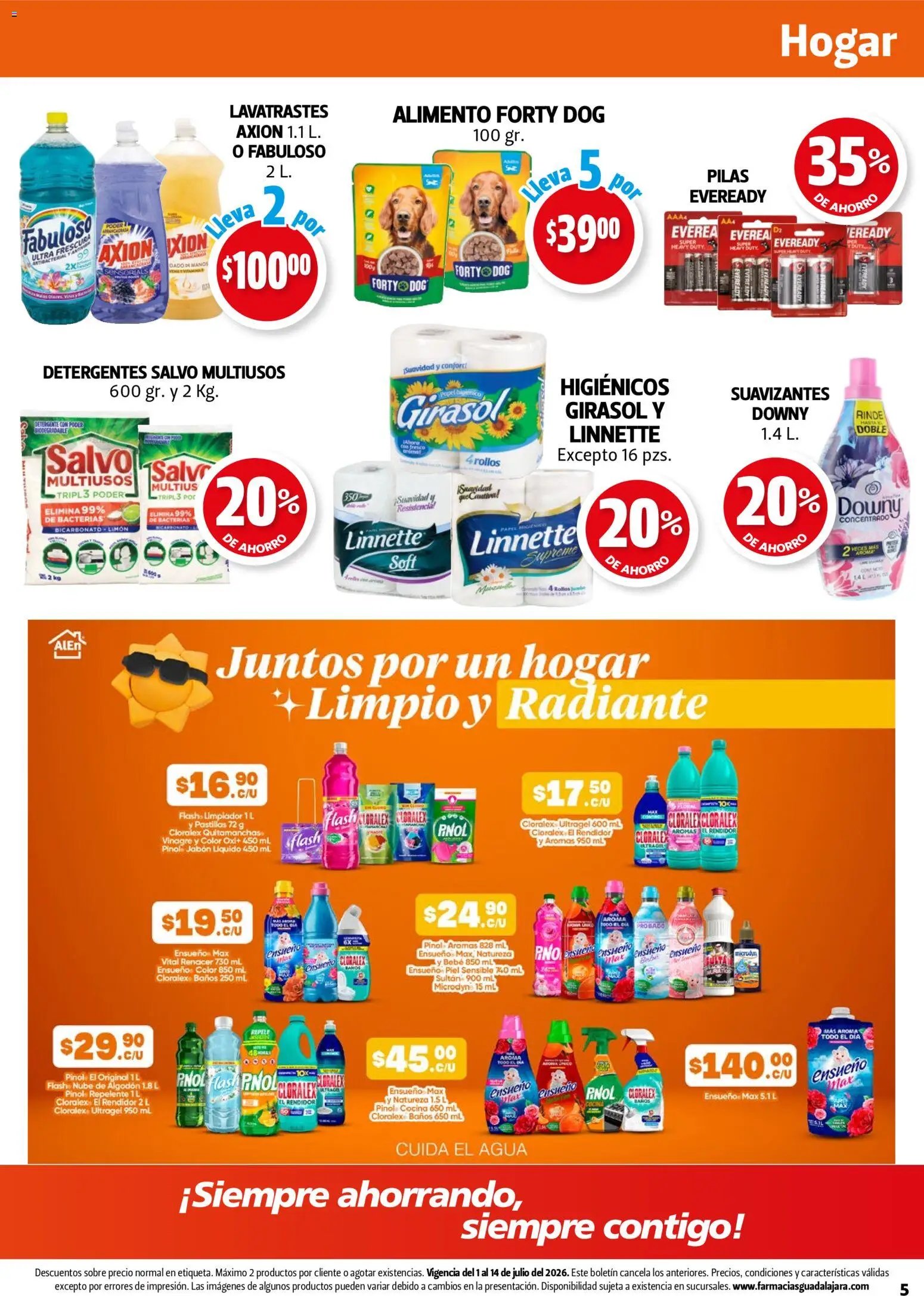 Farmacia Guadalajara catálogo