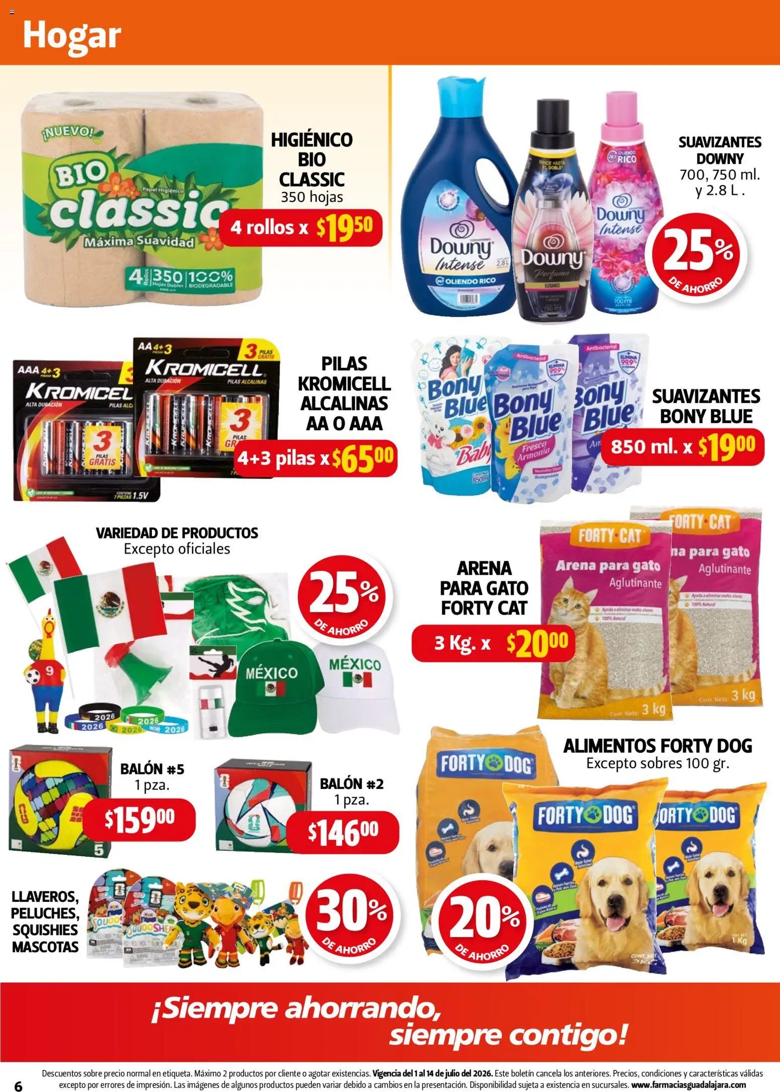 Farmacia Guadalajara catálogo
