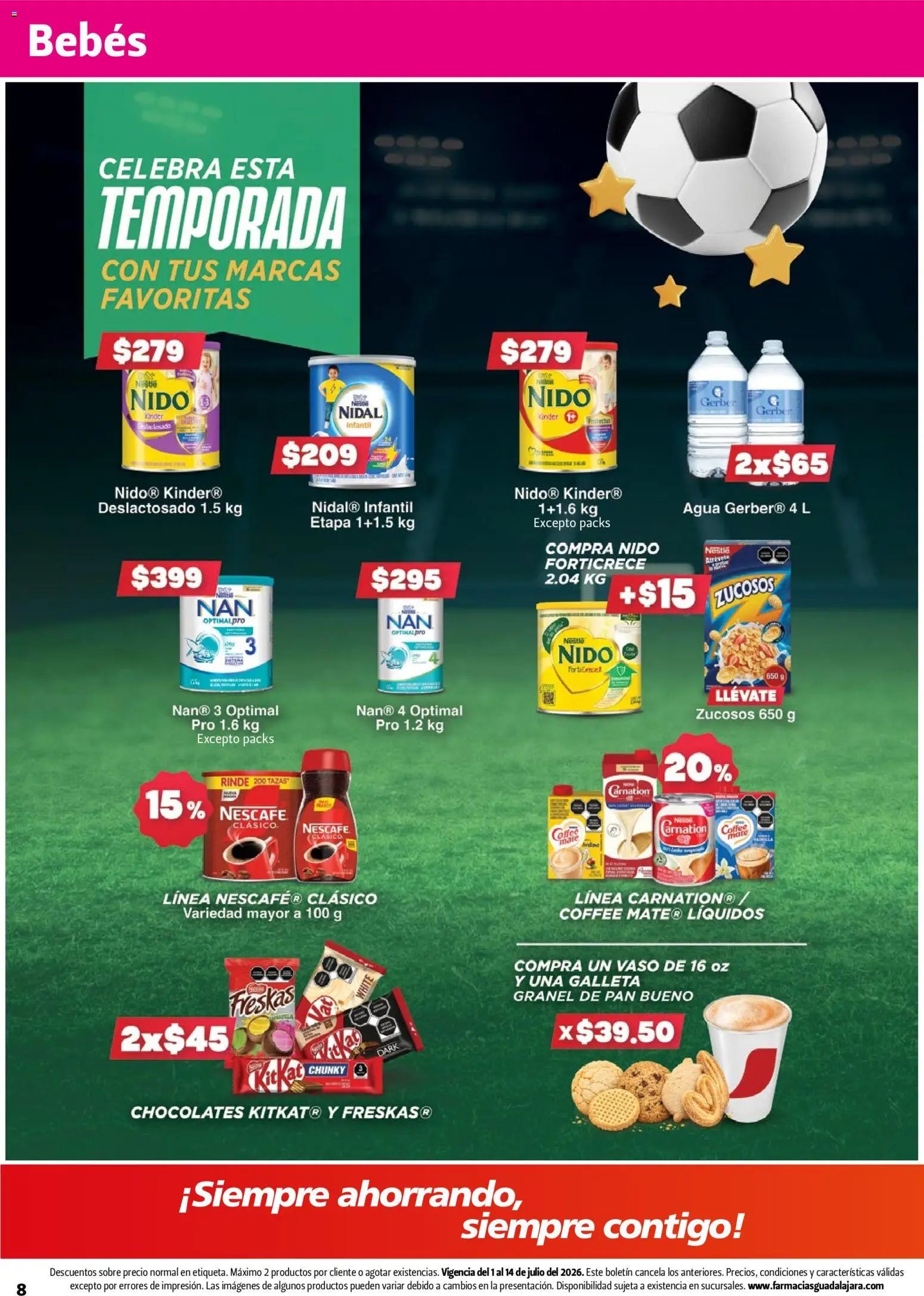 Farmacia Guadalajara catálogo
