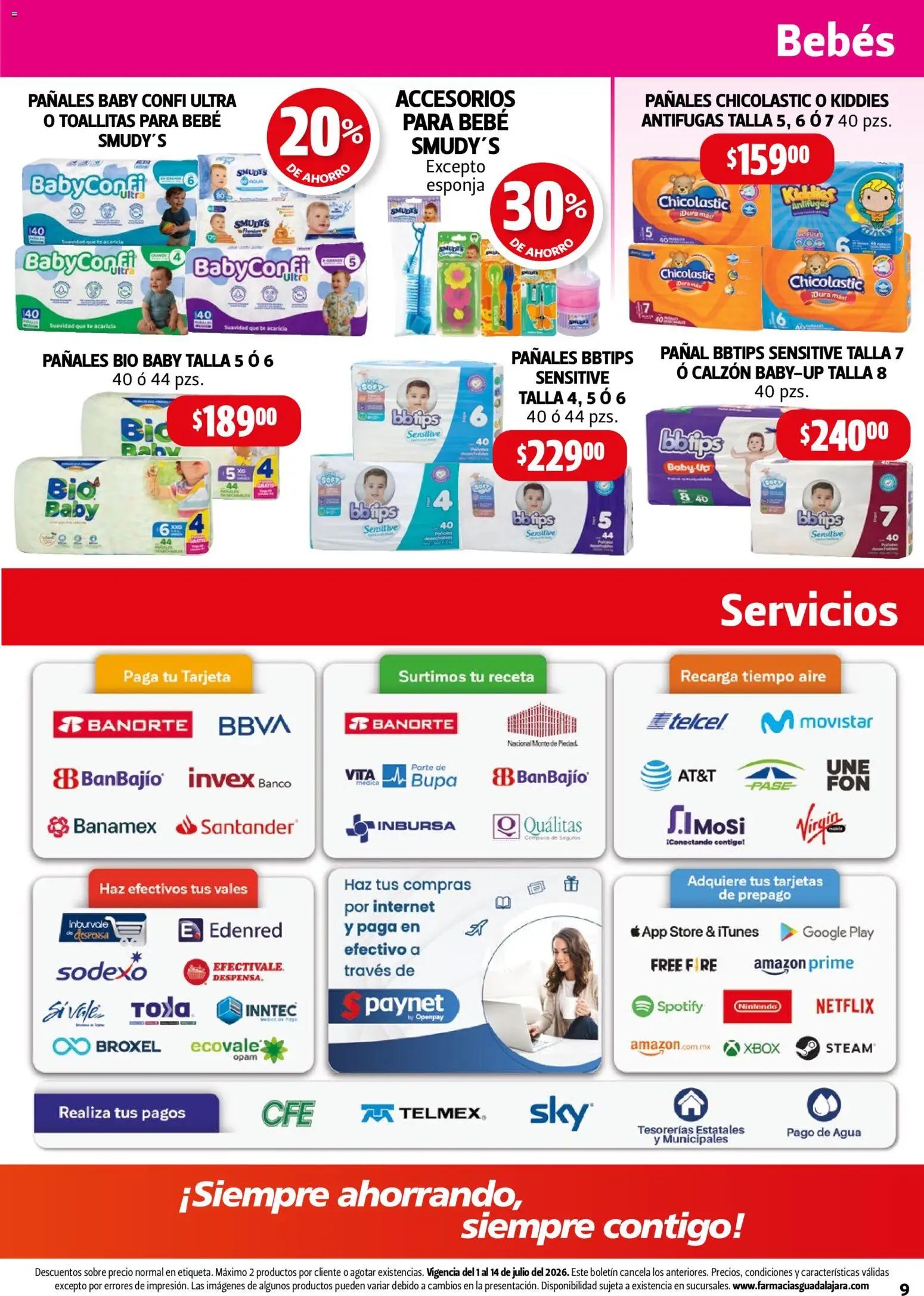 Farmacia Guadalajara catálogo