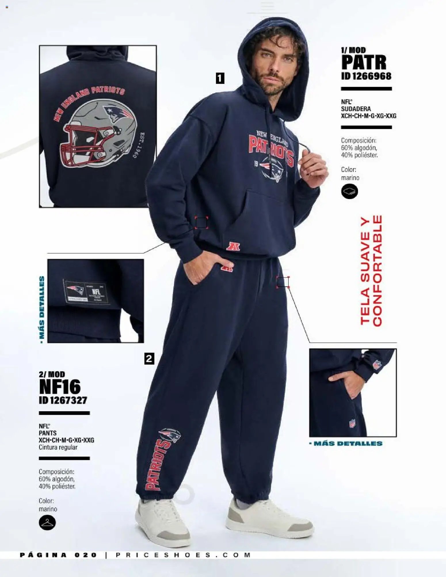 Price Shoes catálogo NFL