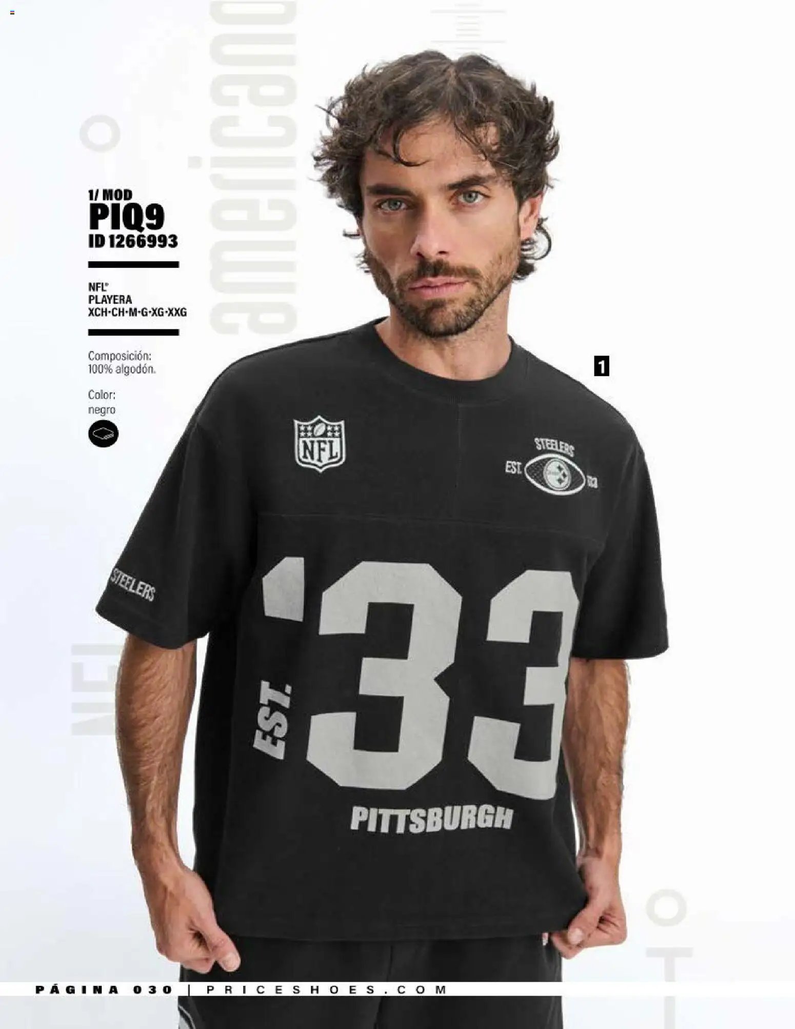 Price Shoes catálogo NFL