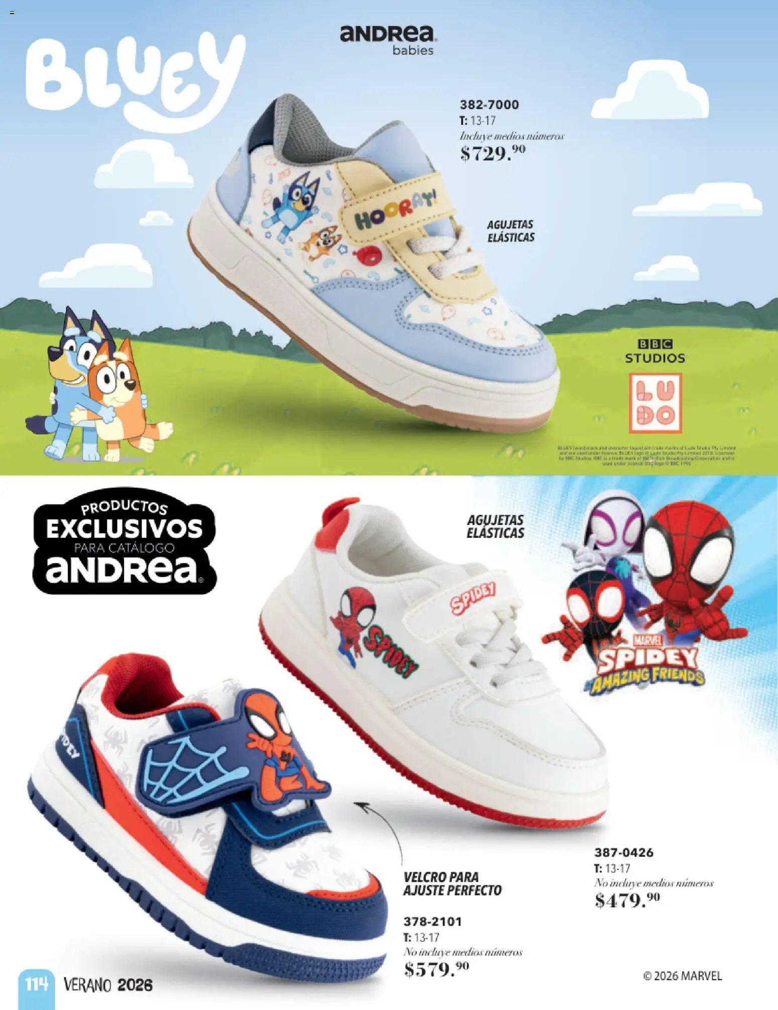 Andrea catálogo Infantil Baby