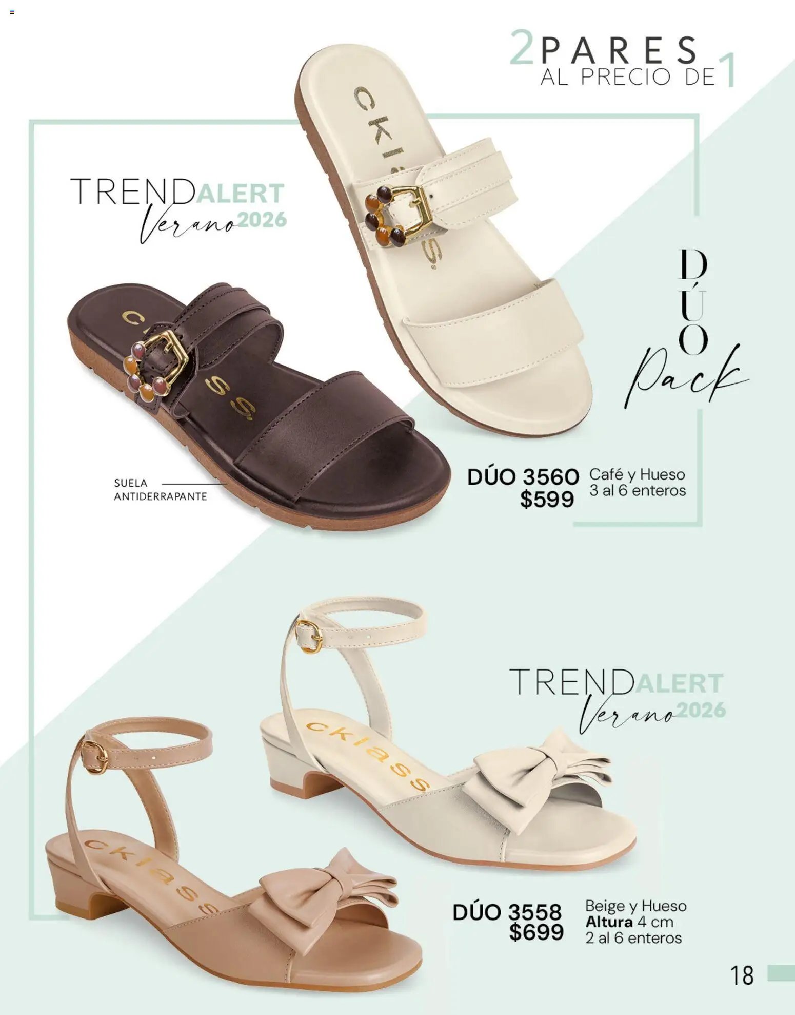 Cklass catálogo Novedades de verano calzado