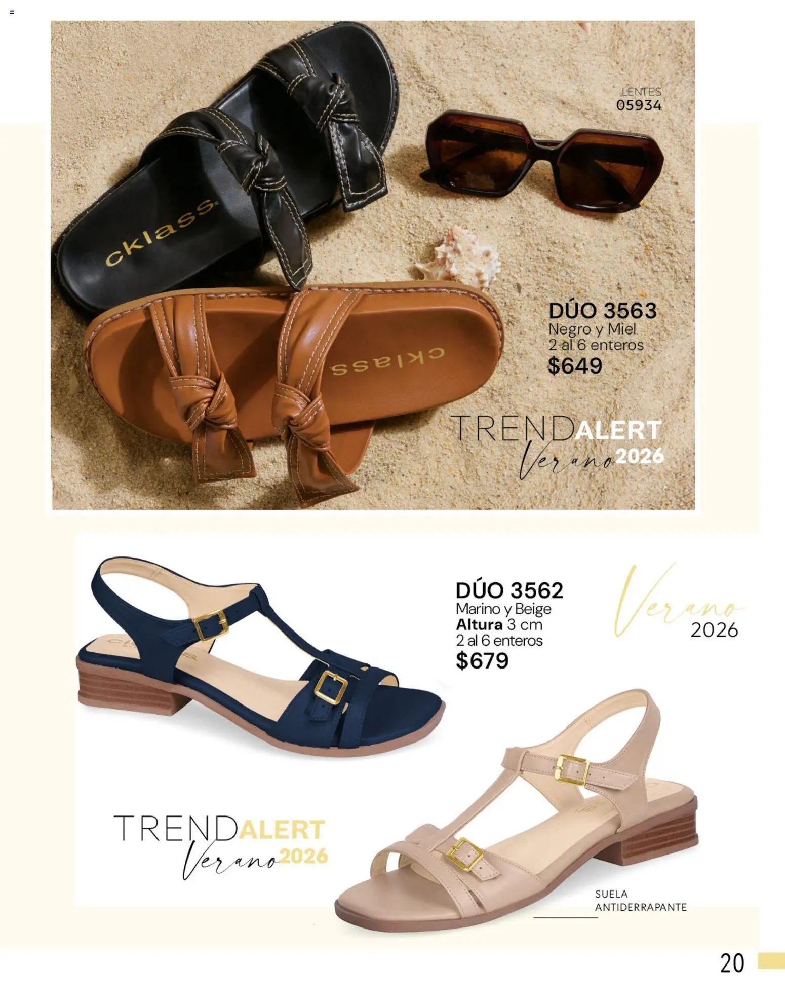 Cklass catálogo Novedades de verano calzado