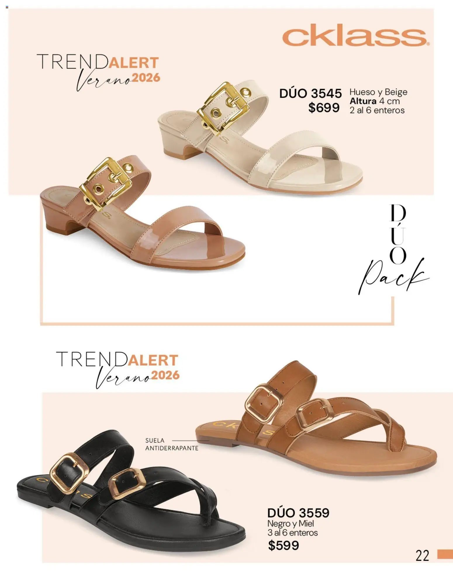 Cklass catálogo Novedades de verano calzado