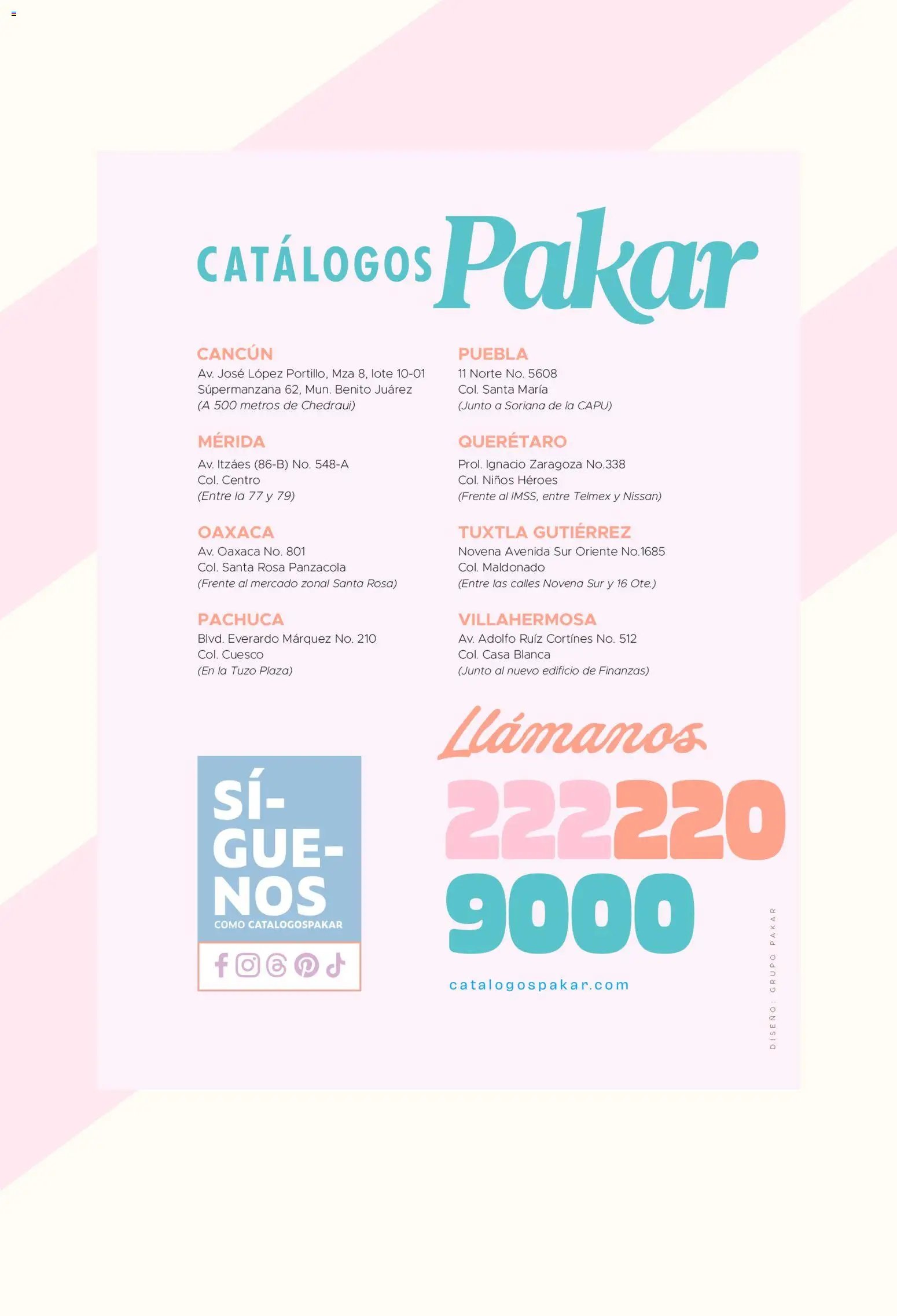 SC Pakar catálogo Primavera / Verano