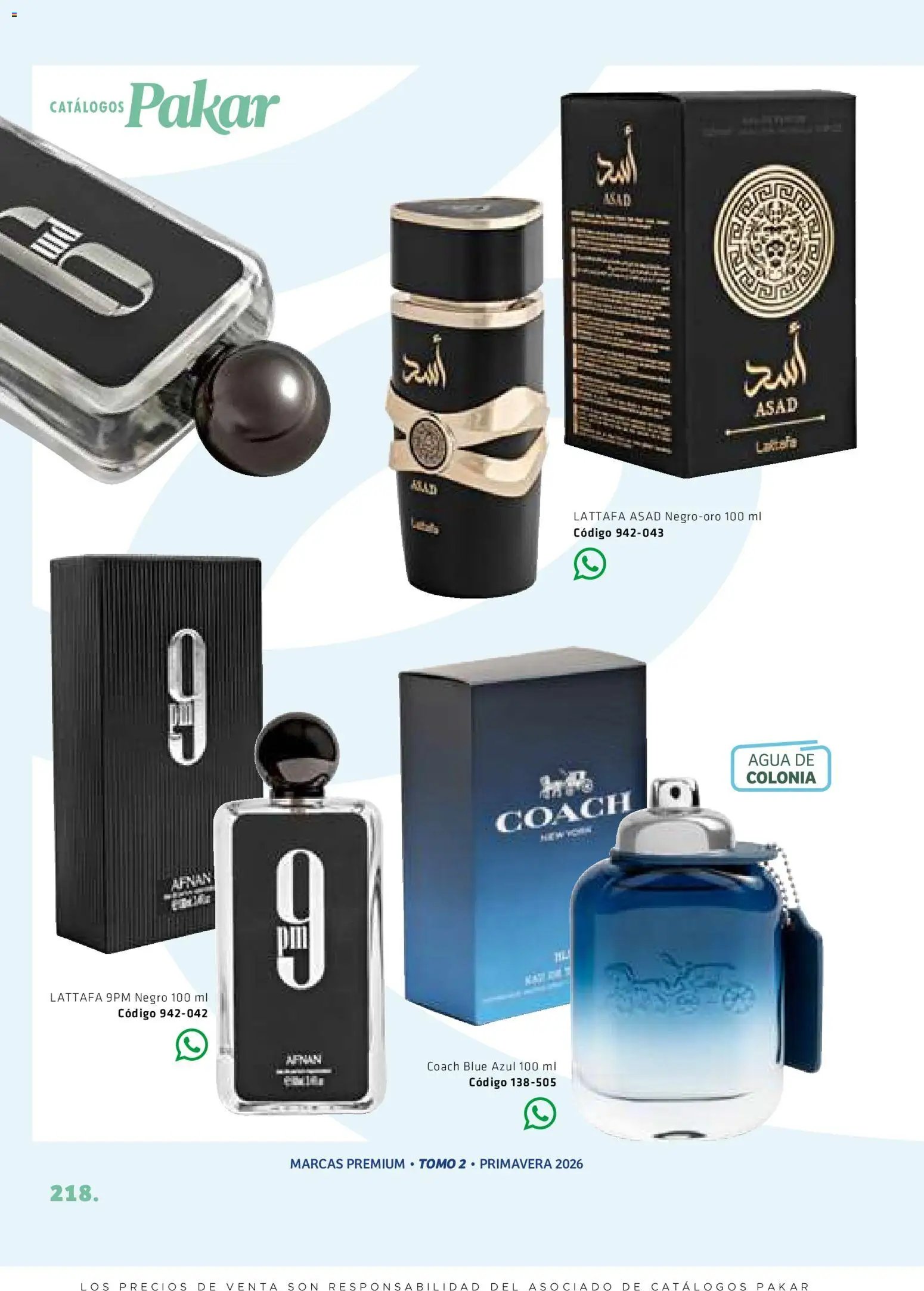 SC Pakar catálogo Premium Men Tomo 2