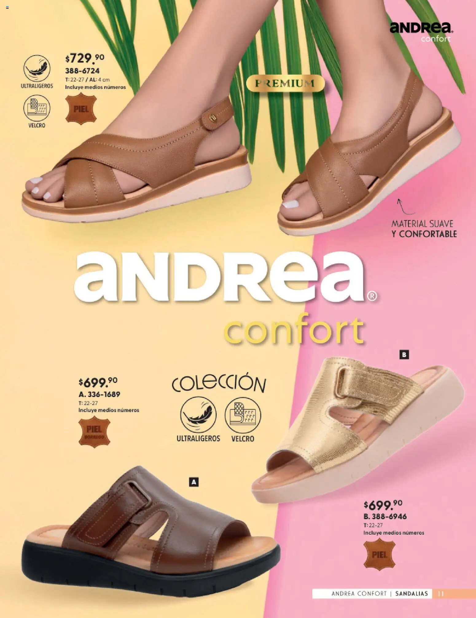 Andrea catálogo Calzado Confort