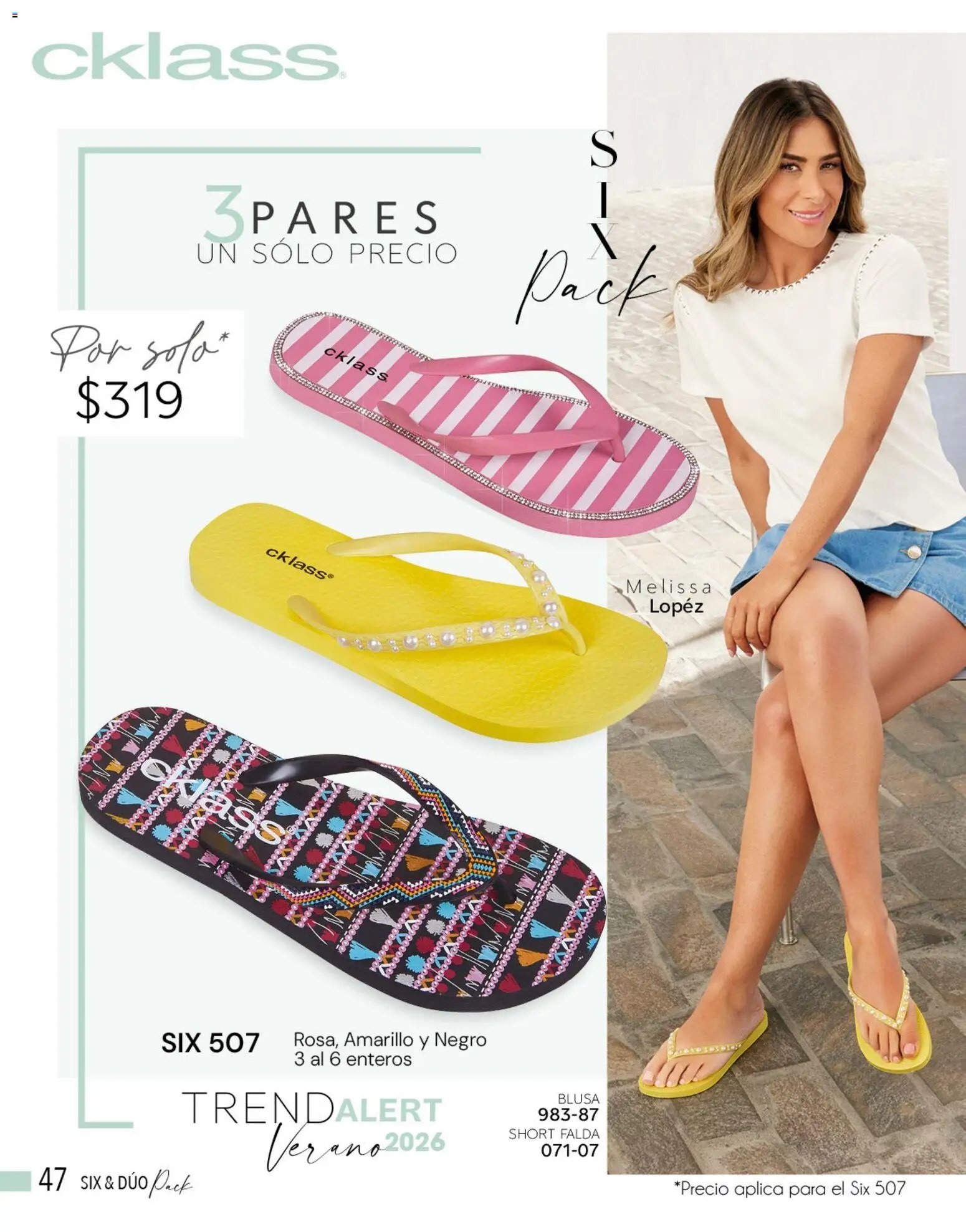 Cklass catálogo Complemento Verano Ropa