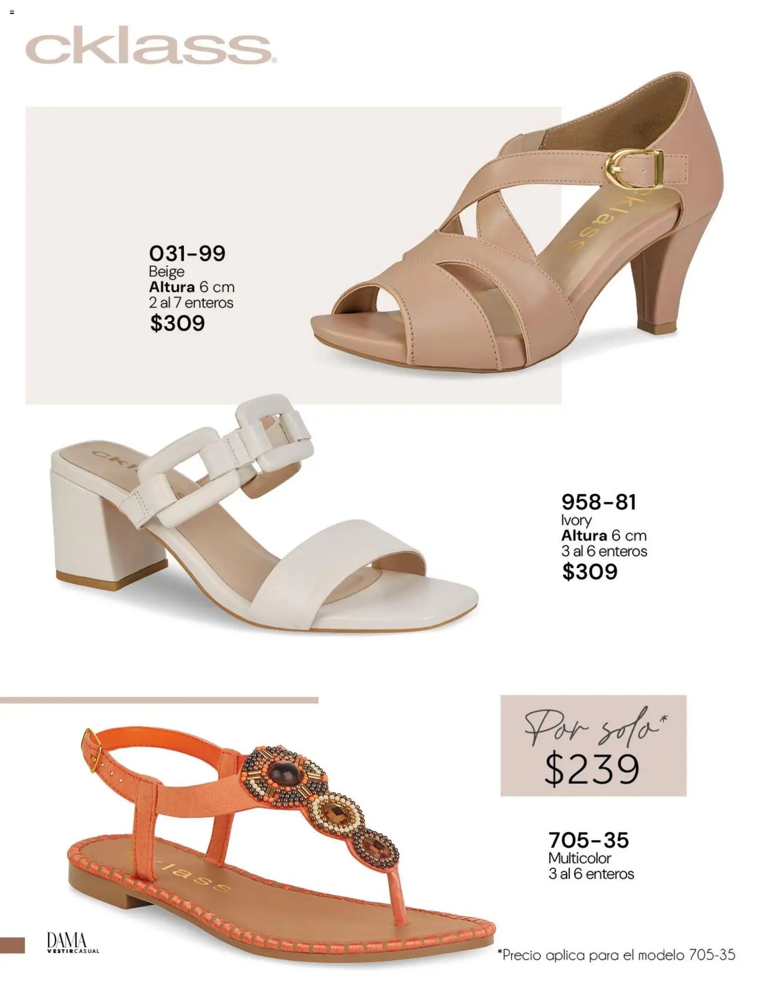 Cklass catálogo Complemento Verano Ropa