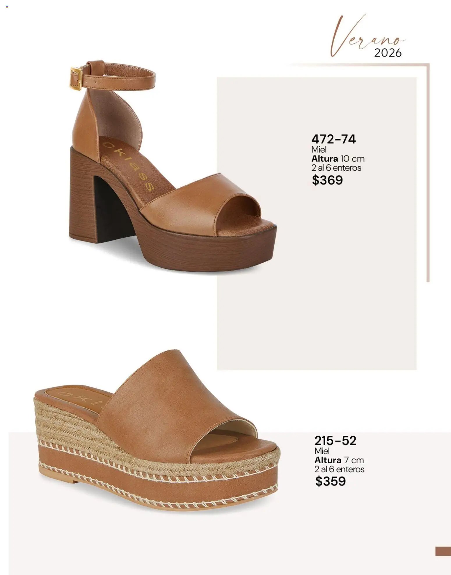Cklass catálogo Complemento Verano Ropa