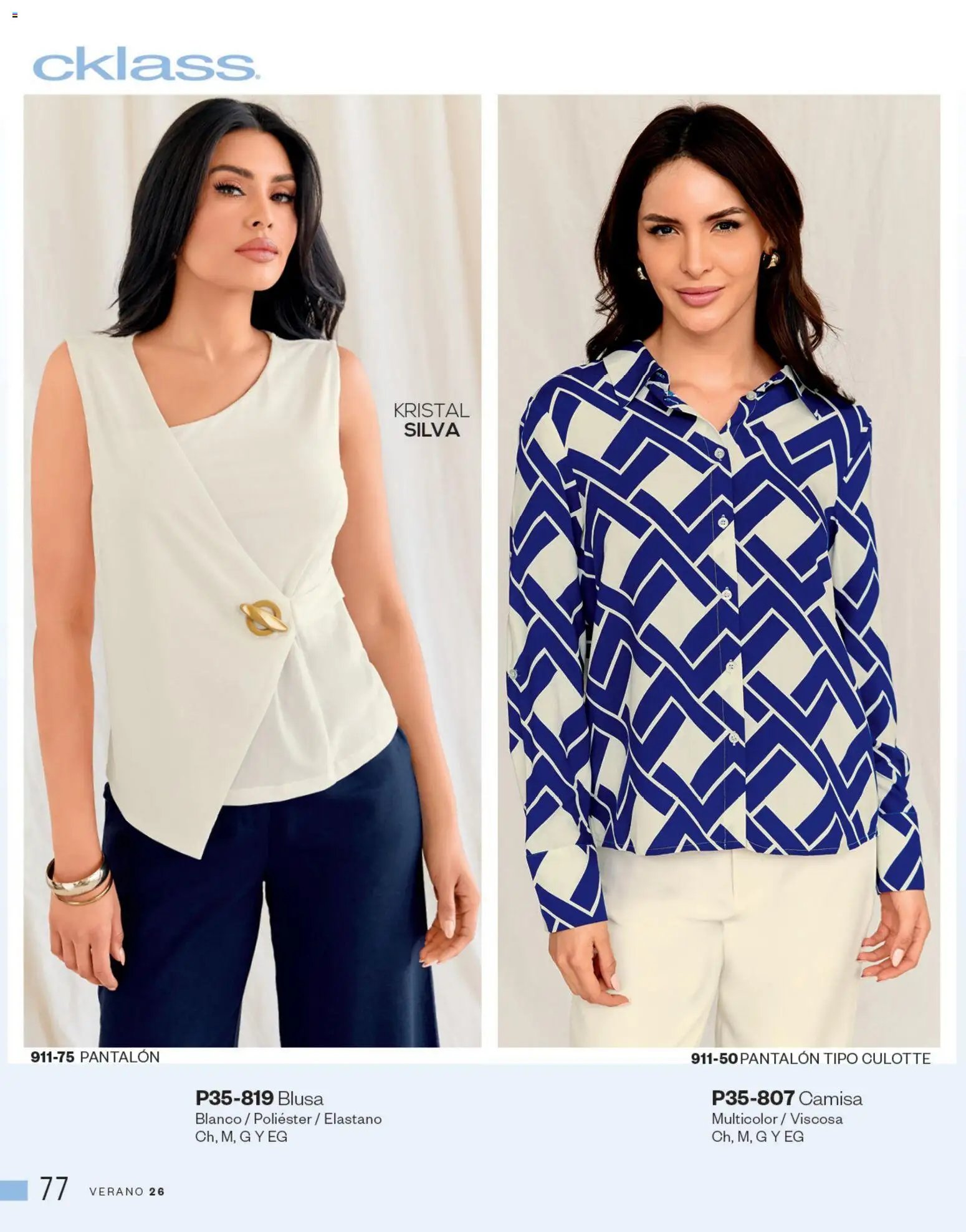Cklass catálogo Complemento Verano Ropa