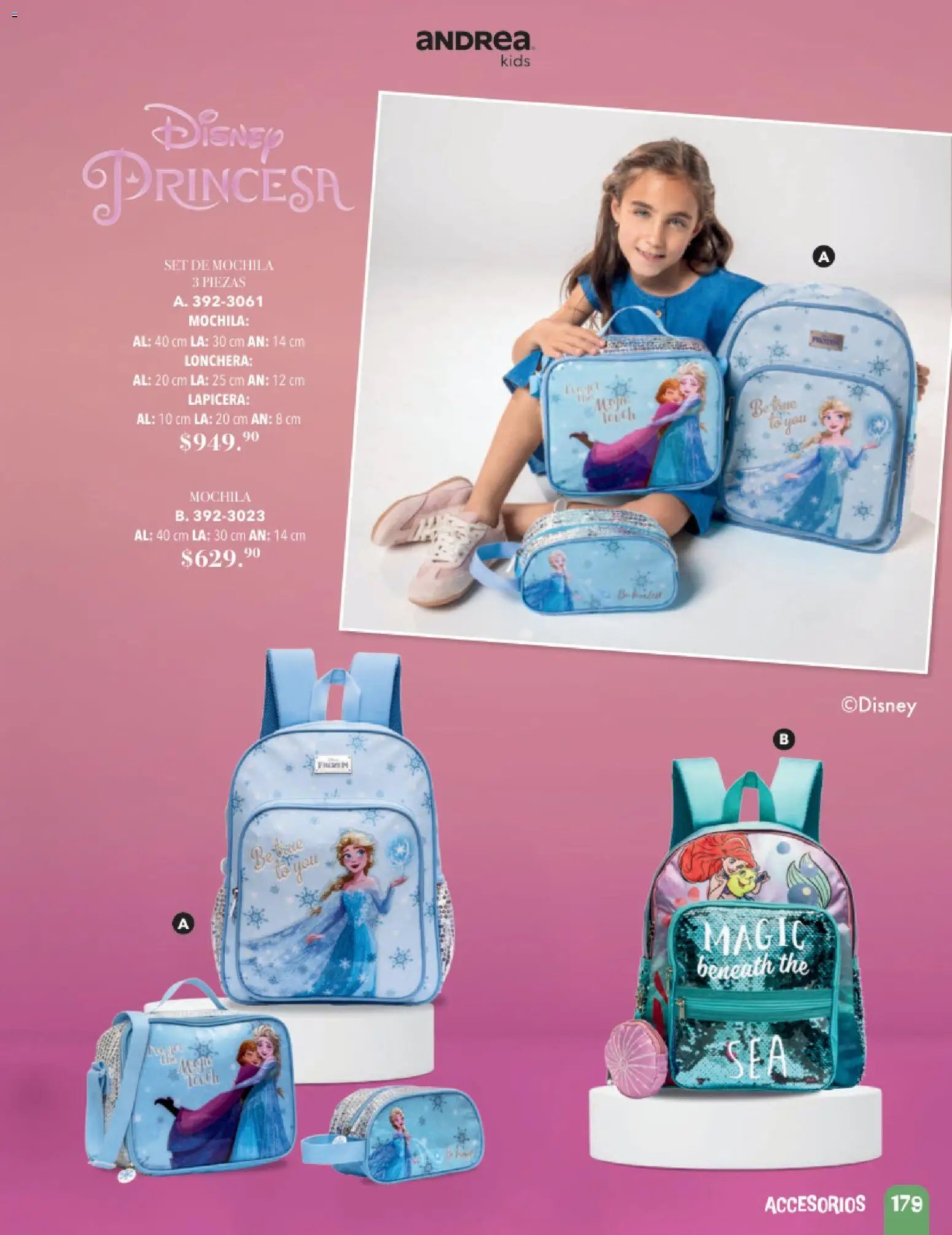Andrea catálogo Infantil