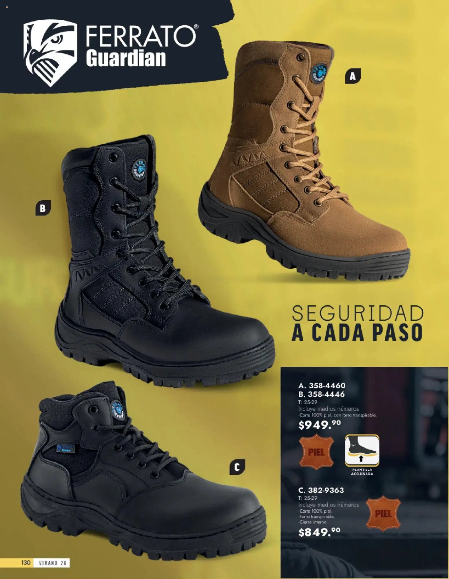 Andrea catálogo Calzado Caballero