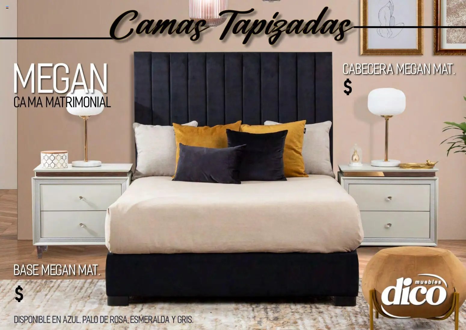 Muebles Dico catálogo Camas tapizadas 