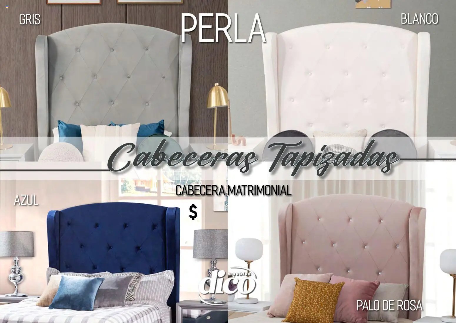 Muebles Dico catálogo Camas tapizadas 