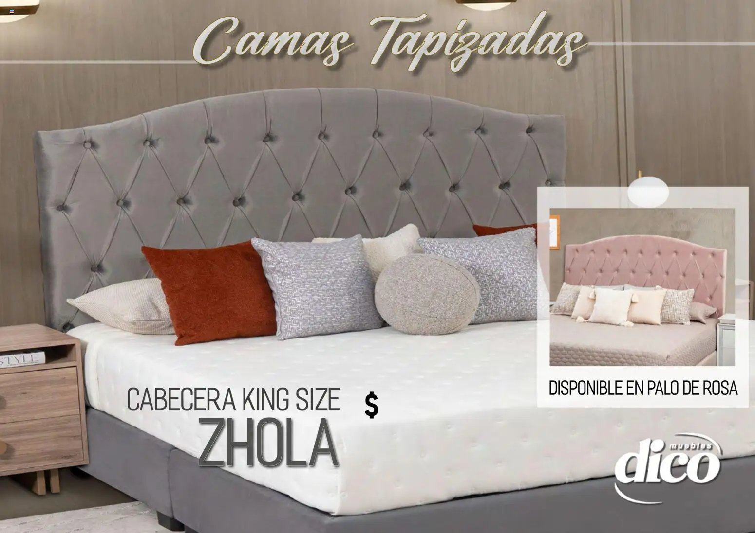 Muebles Dico catálogo Camas tapizadas 