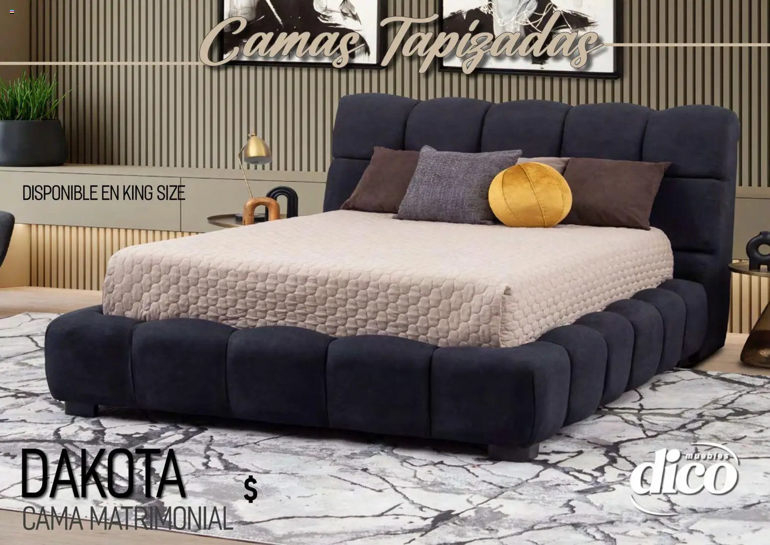 Muebles Dico catálogo Camas tapizadas 