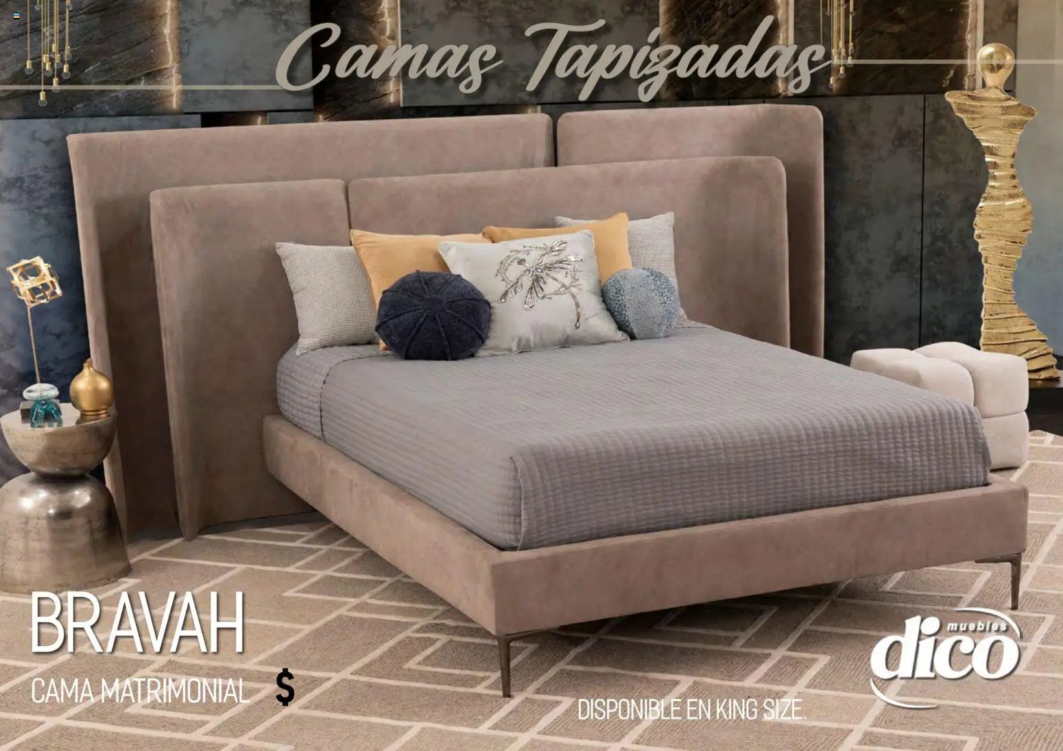 Muebles Dico catálogo Camas tapizadas 