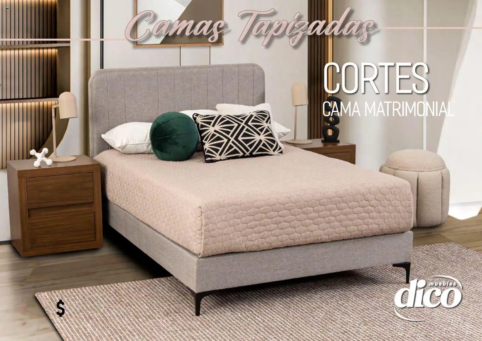 Muebles Dico catálogo Camas tapizadas 