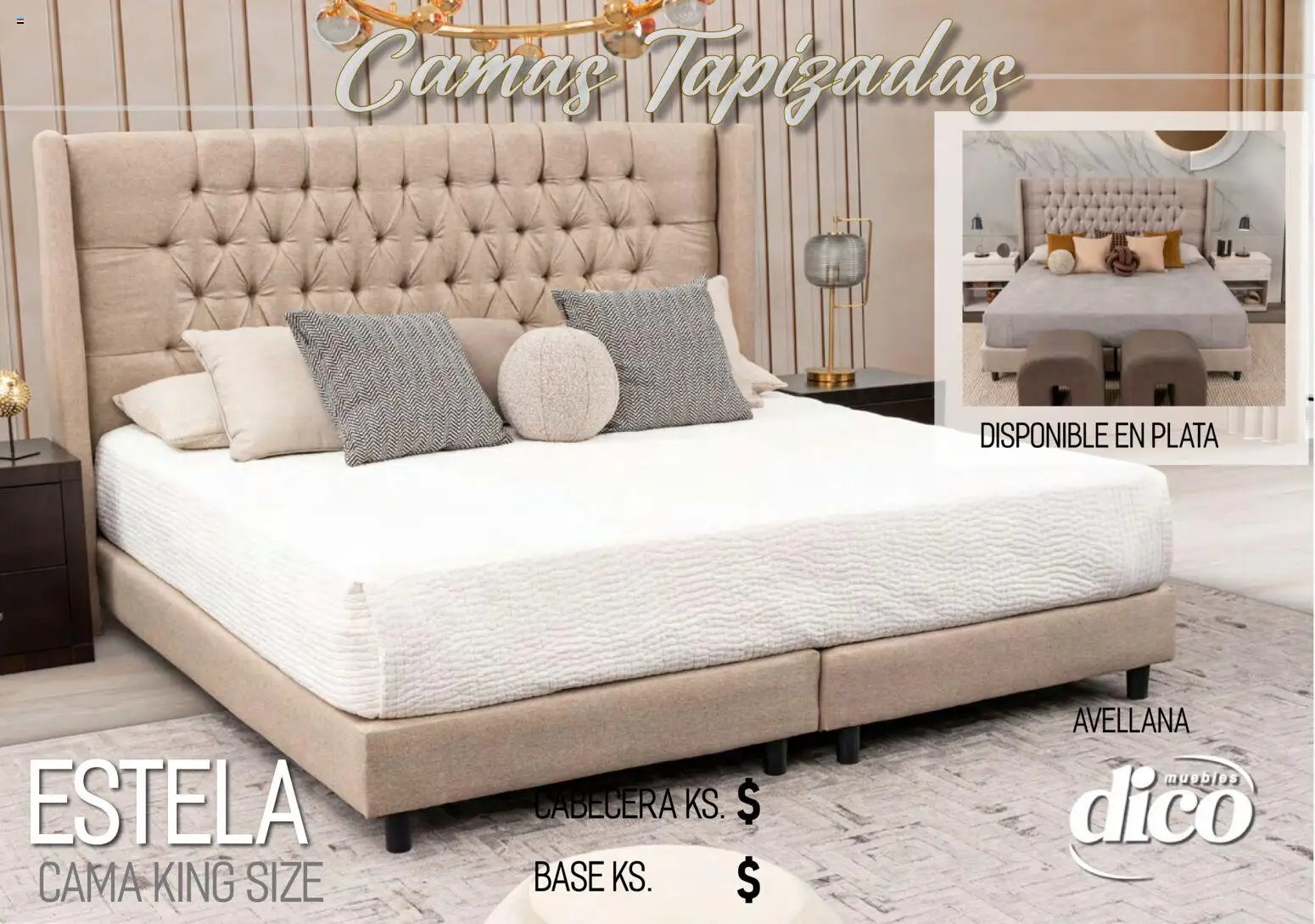 Muebles Dico catálogo Camas tapizadas 