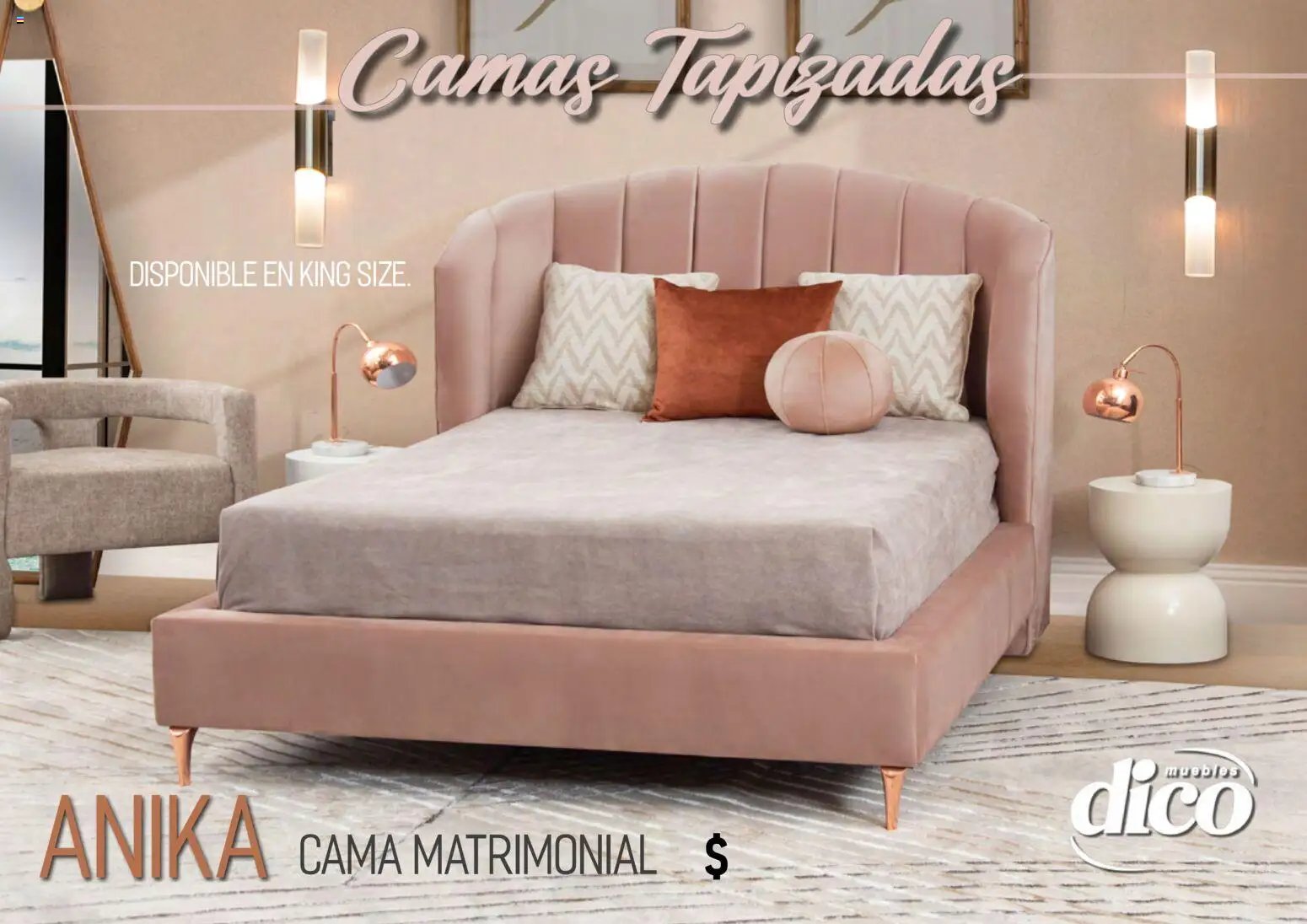 Muebles Dico catálogo Camas tapizadas 