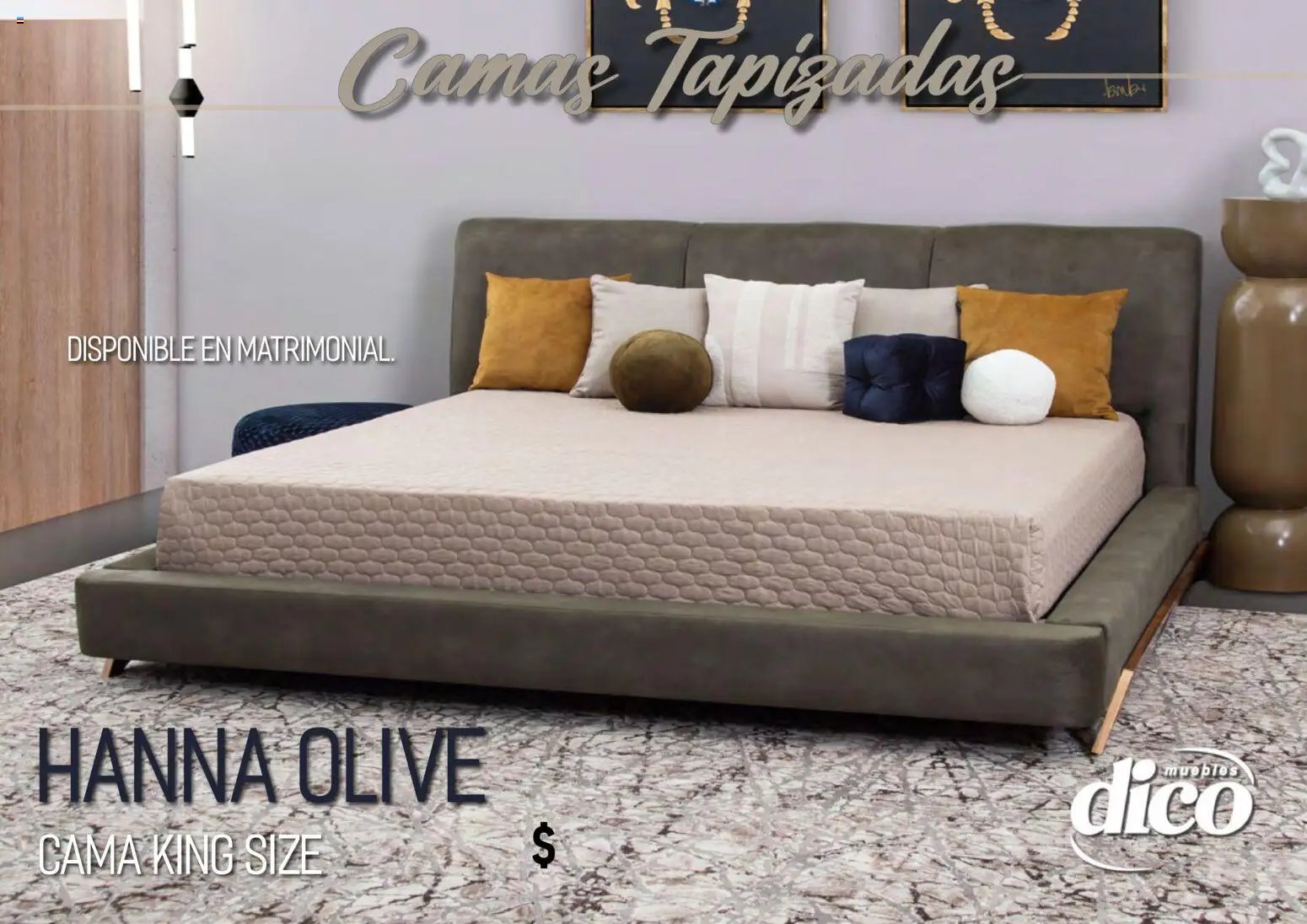 Muebles Dico catálogo Camas tapizadas 