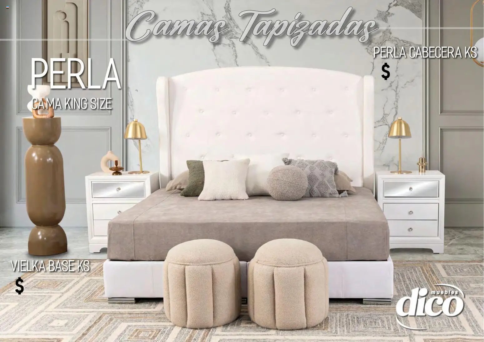 Muebles Dico catálogo Camas tapizadas 