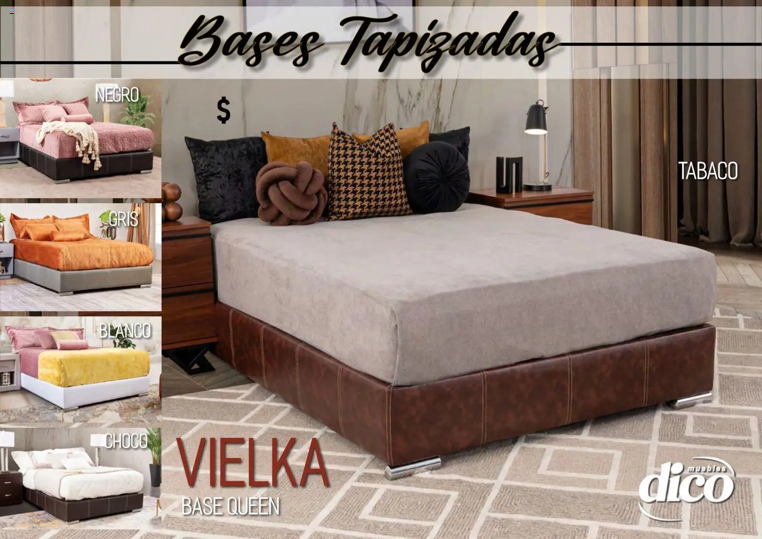 Muebles Dico catálogo Camas tapizadas 