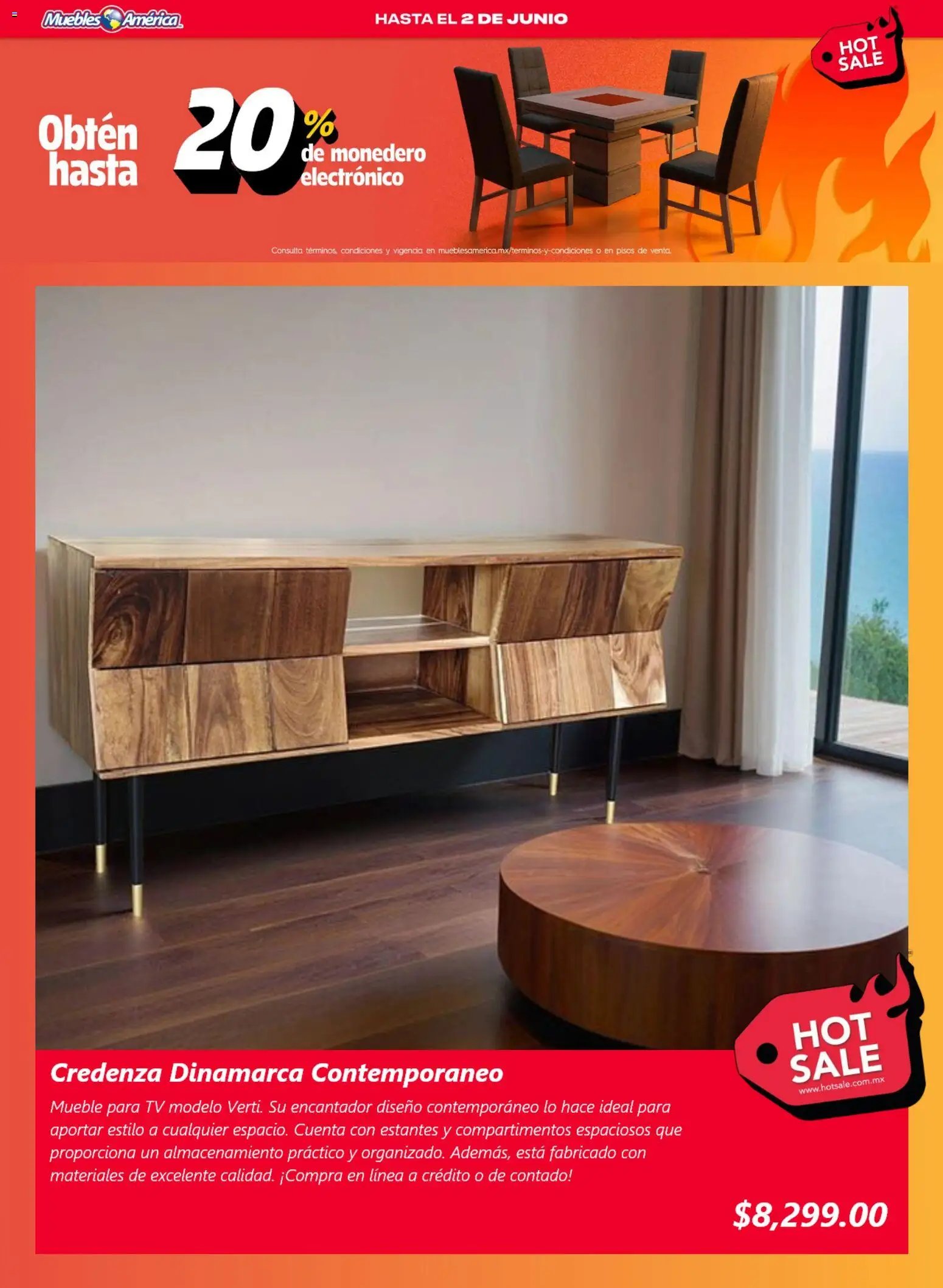 Muebles America Hot Sale