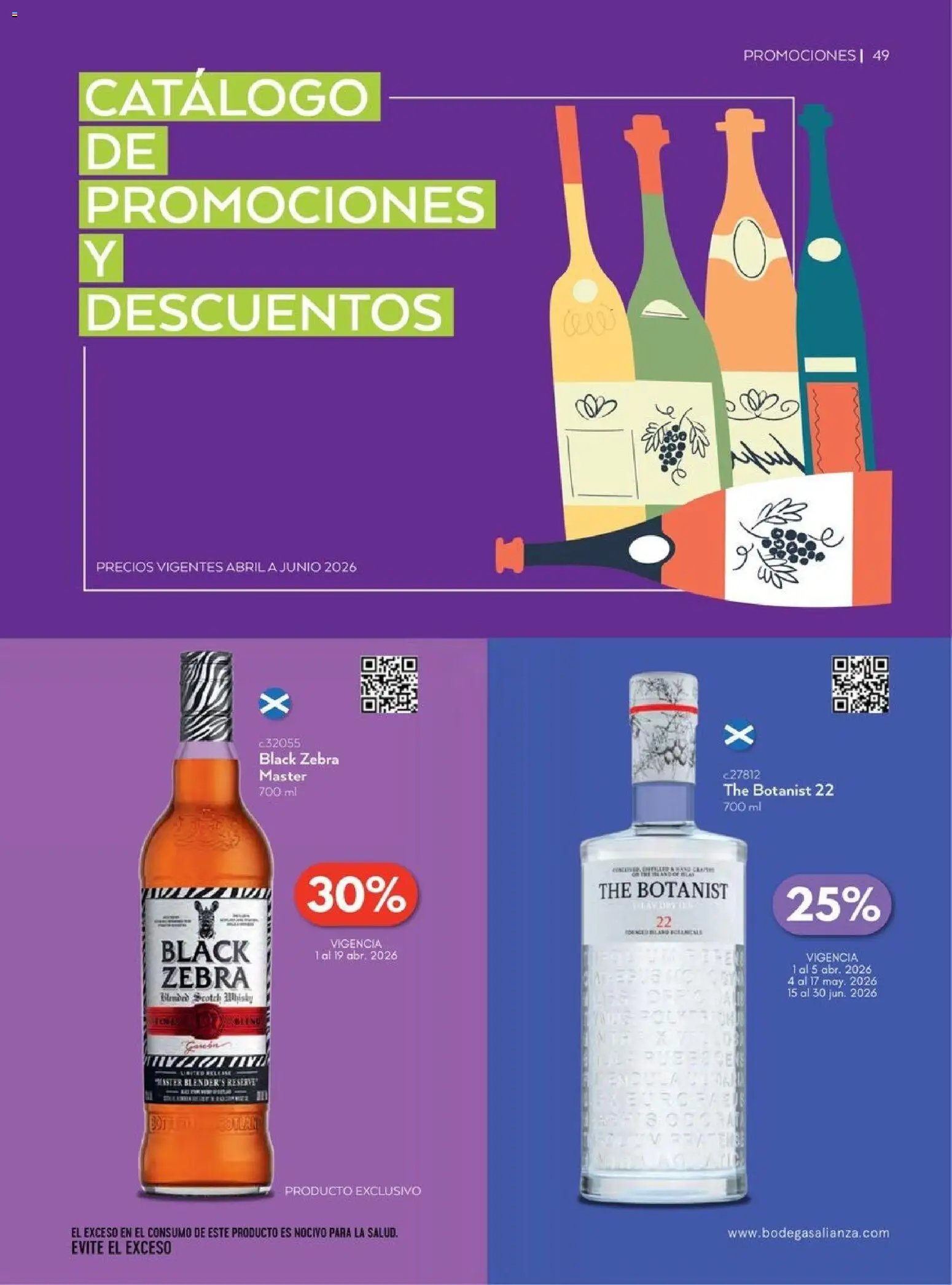 Bodegas Alianza catálogo
