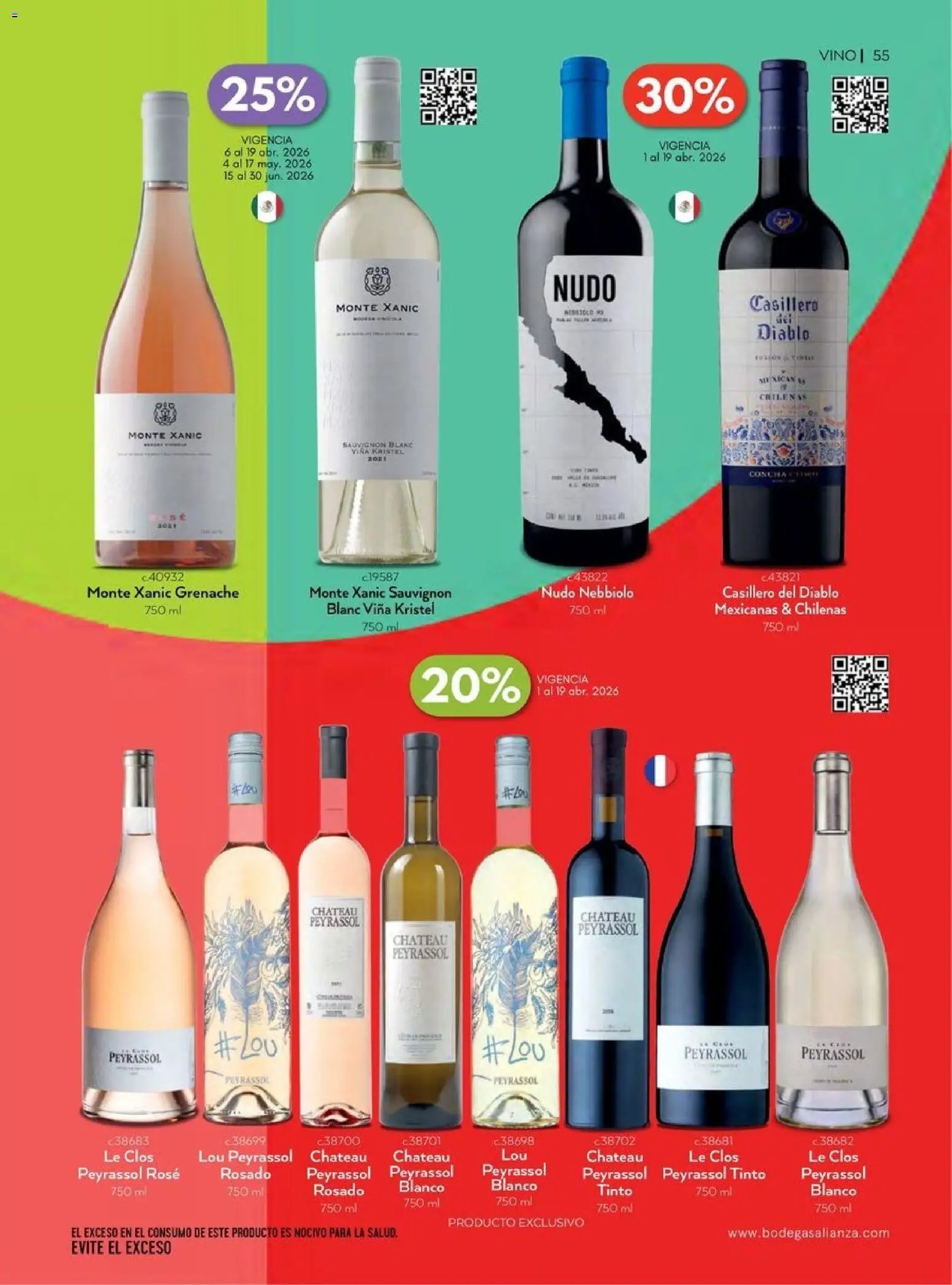 Bodegas Alianza catálogo