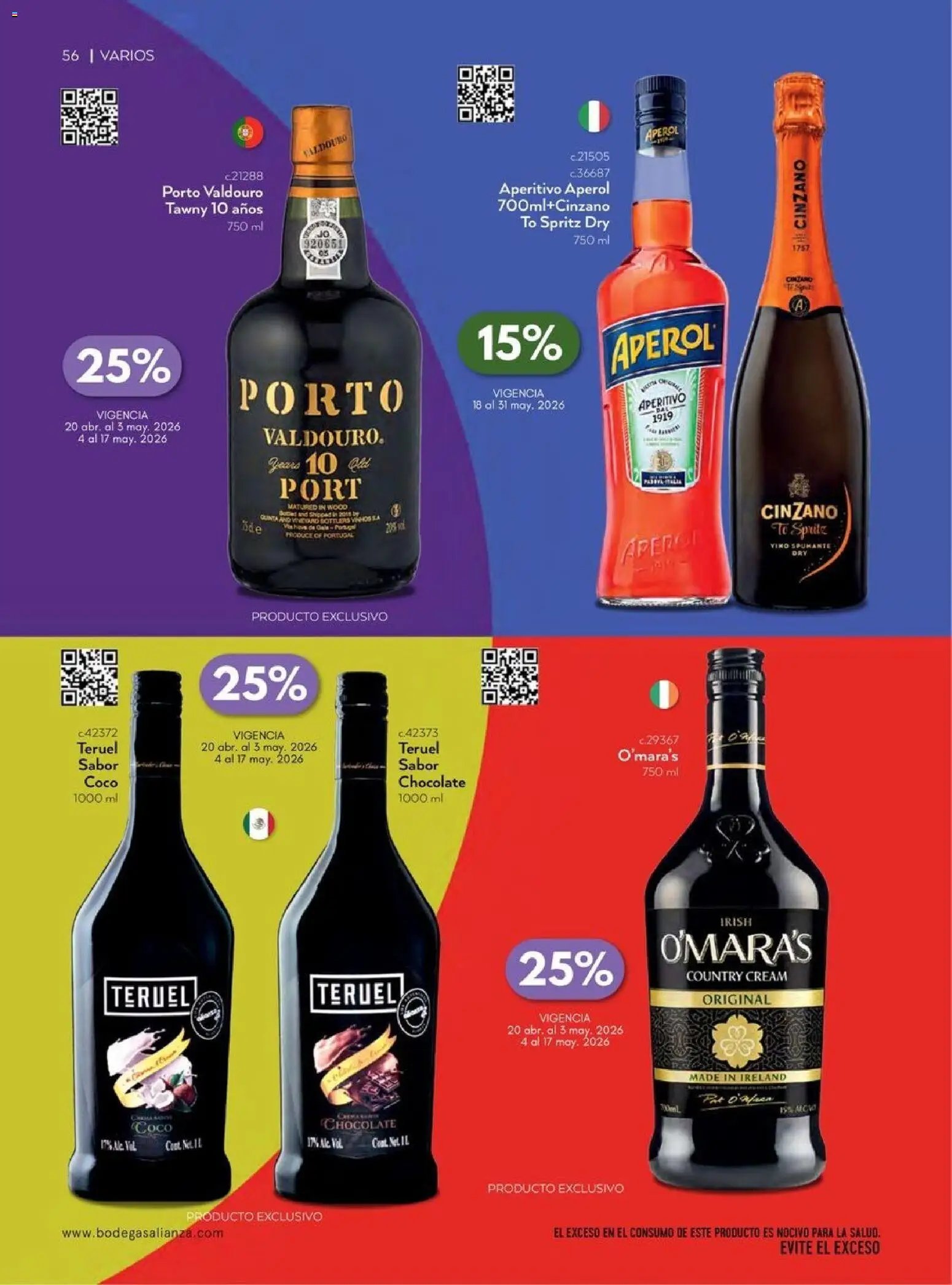 Bodegas Alianza catálogo