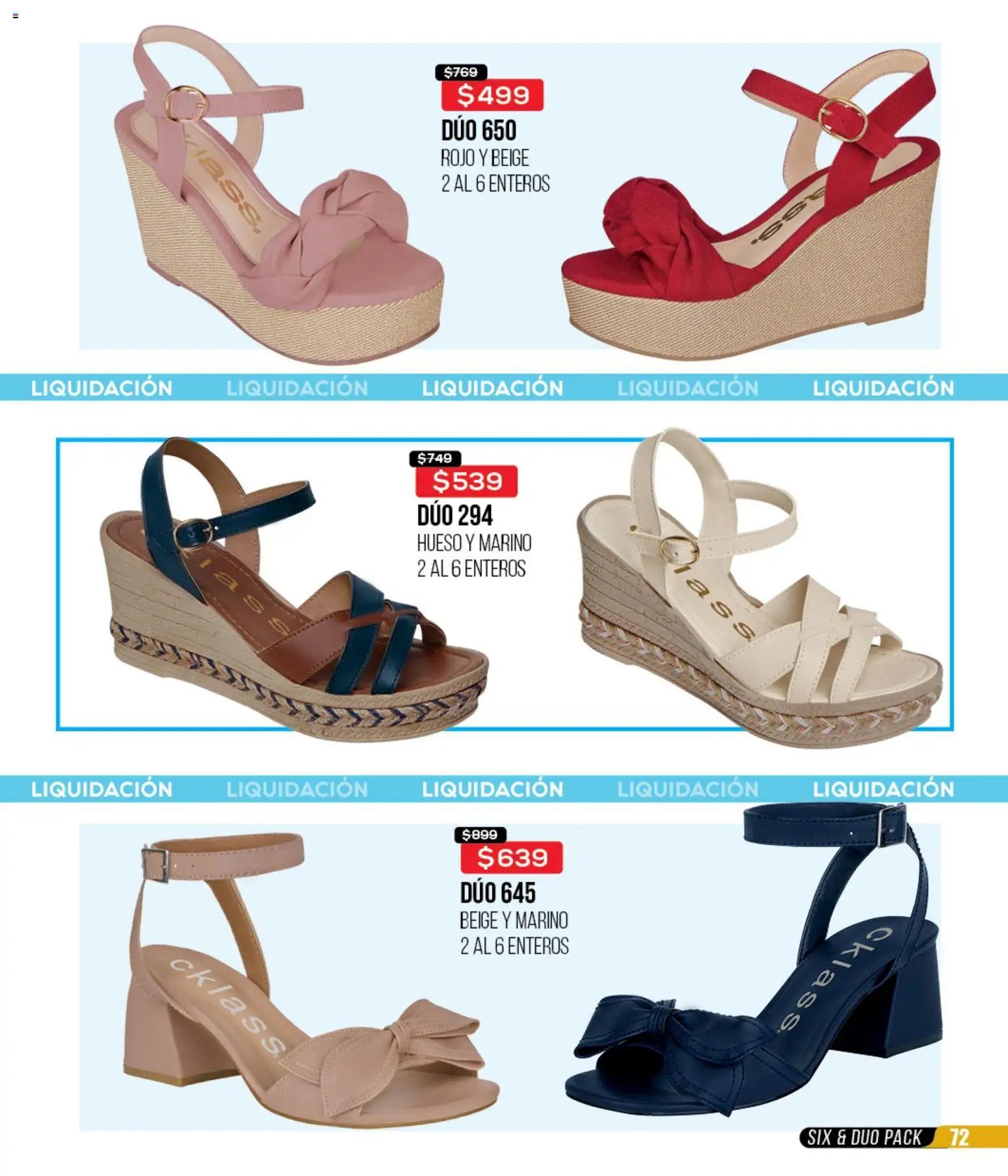 Cklass catálogo Liquidación total ropa