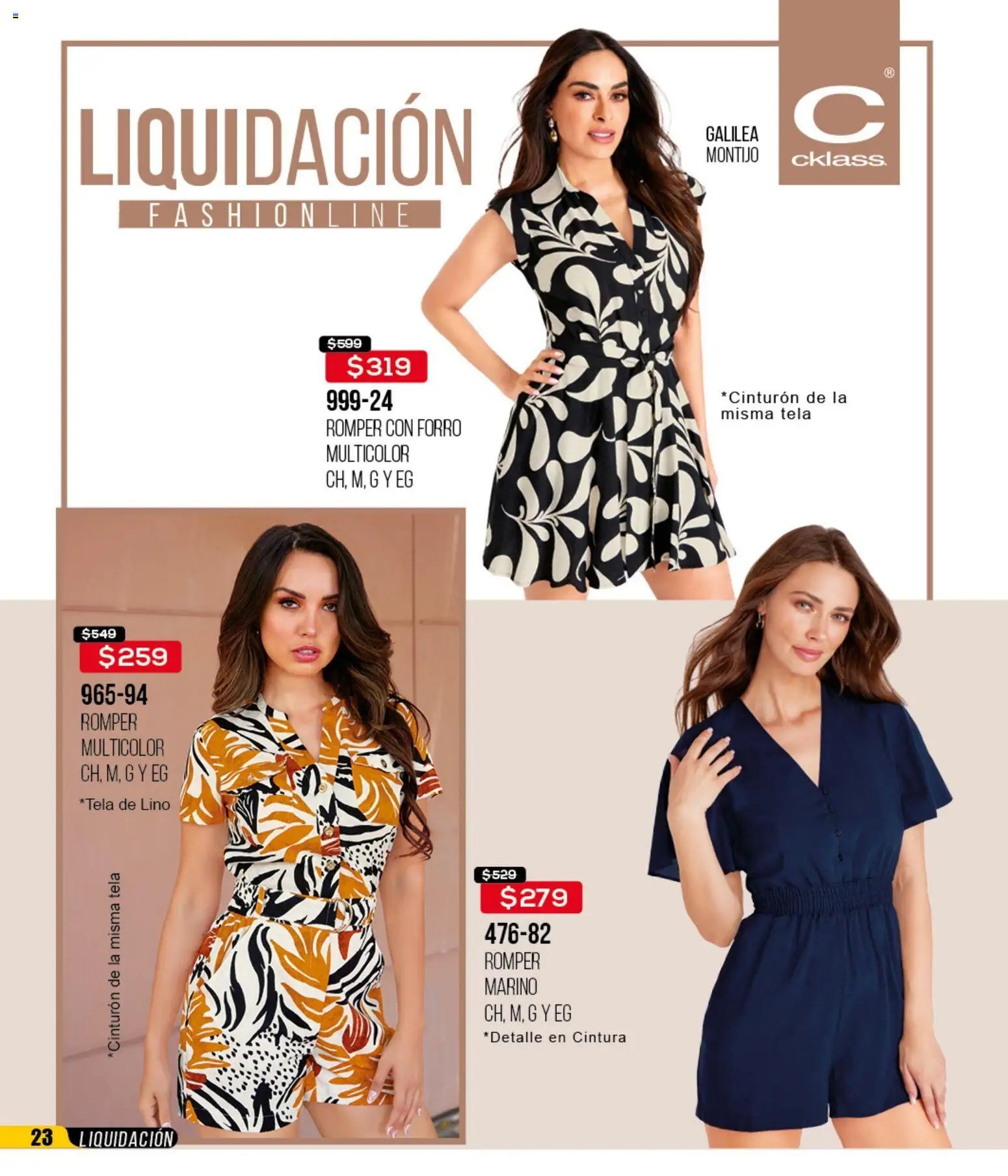 Cklass catálogo Liquidación total ropa