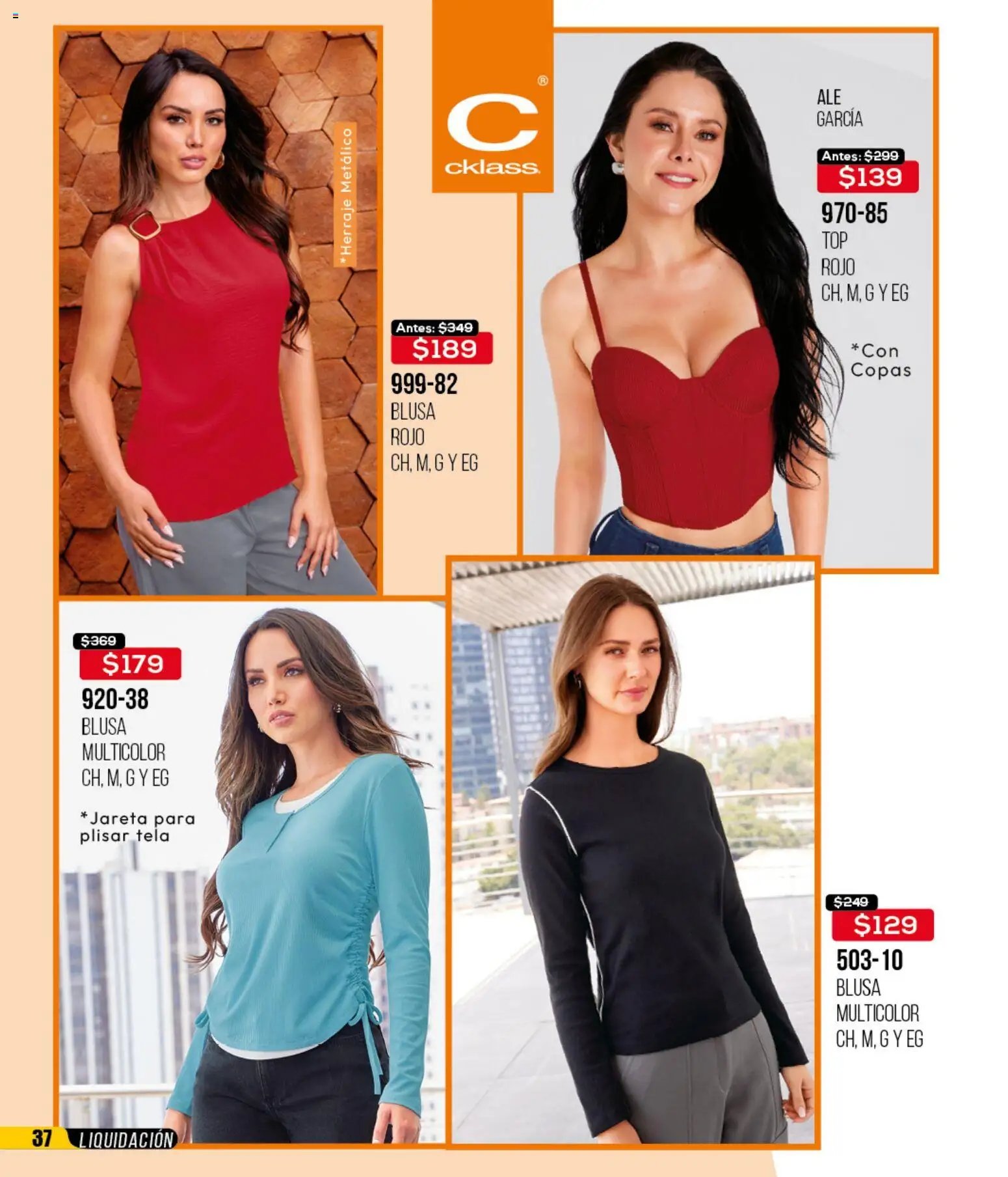 Cklass catálogo Liquidación total ropa