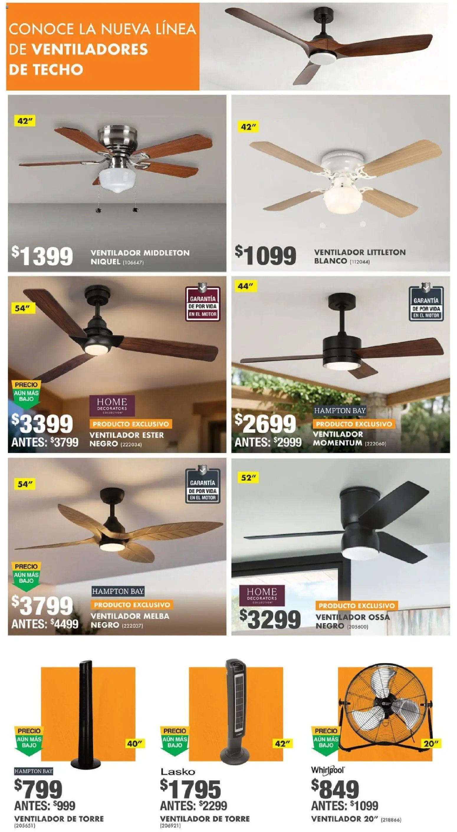 Home Depot catálogo